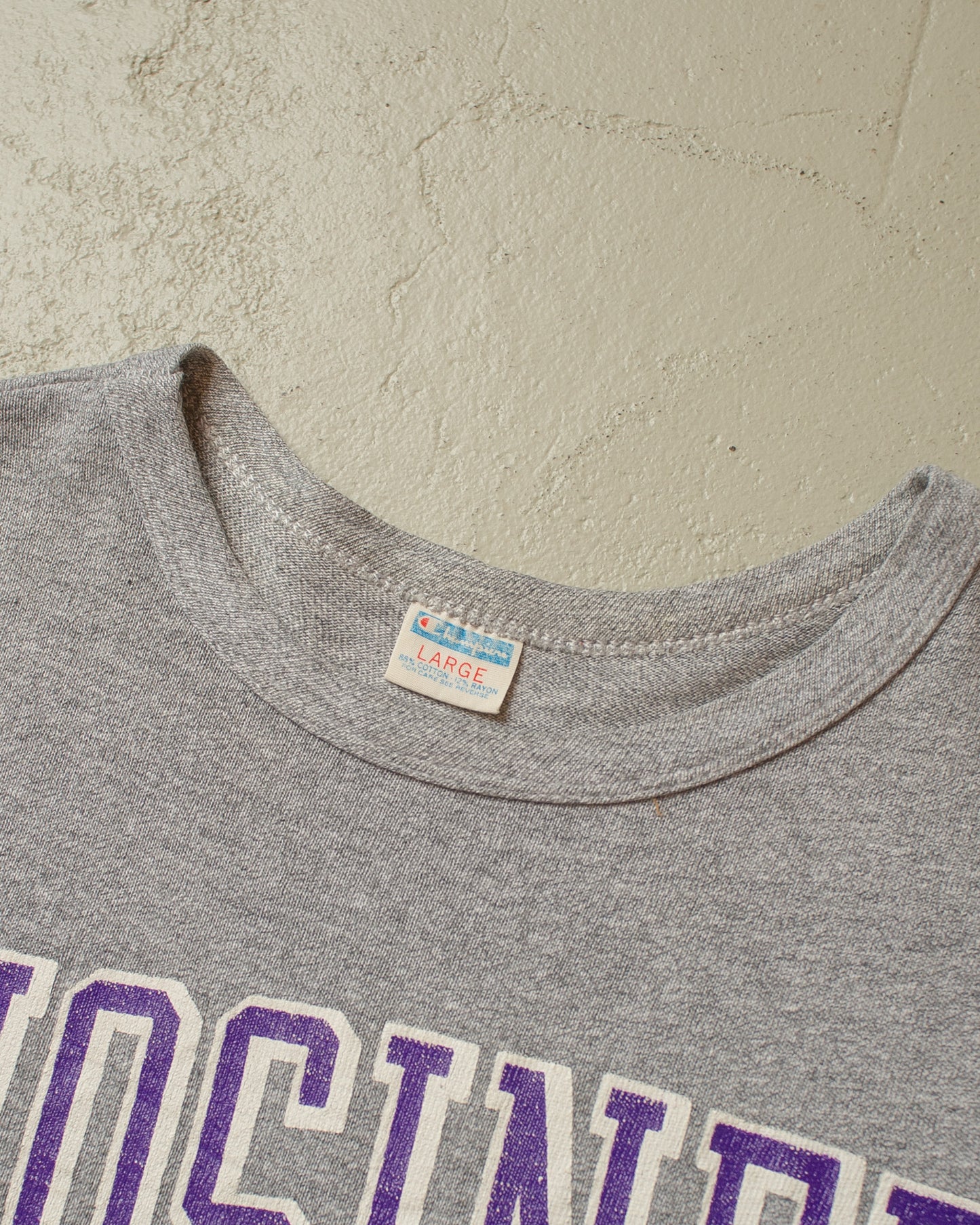 1980 Champion Mosinee State Champs T-shirt grey - M/L