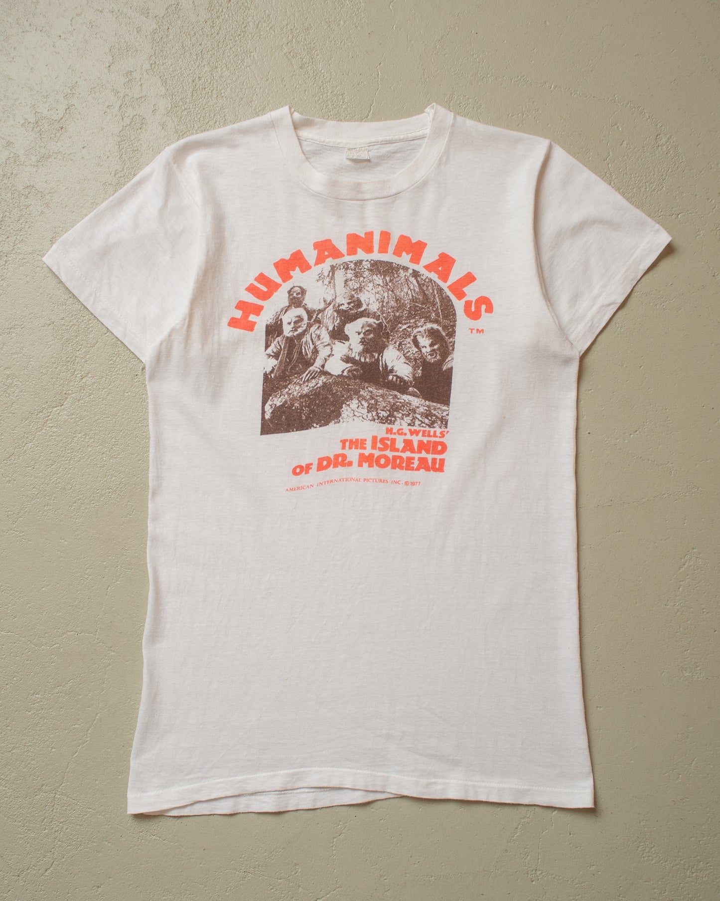 1977 Humanimals Movie T-shirt white - S
