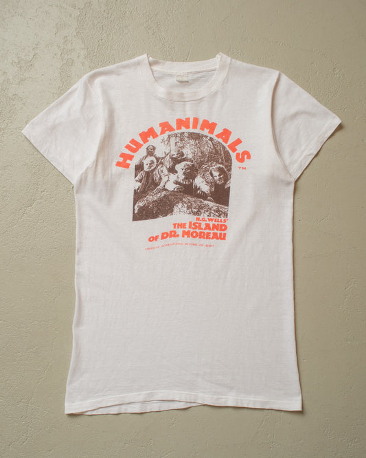 1977 Humanimals Movie T-shirt white - S