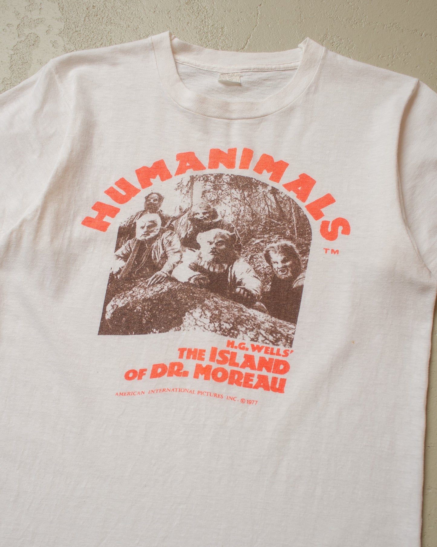 1977 Humanimals Movie T-shirt white - S