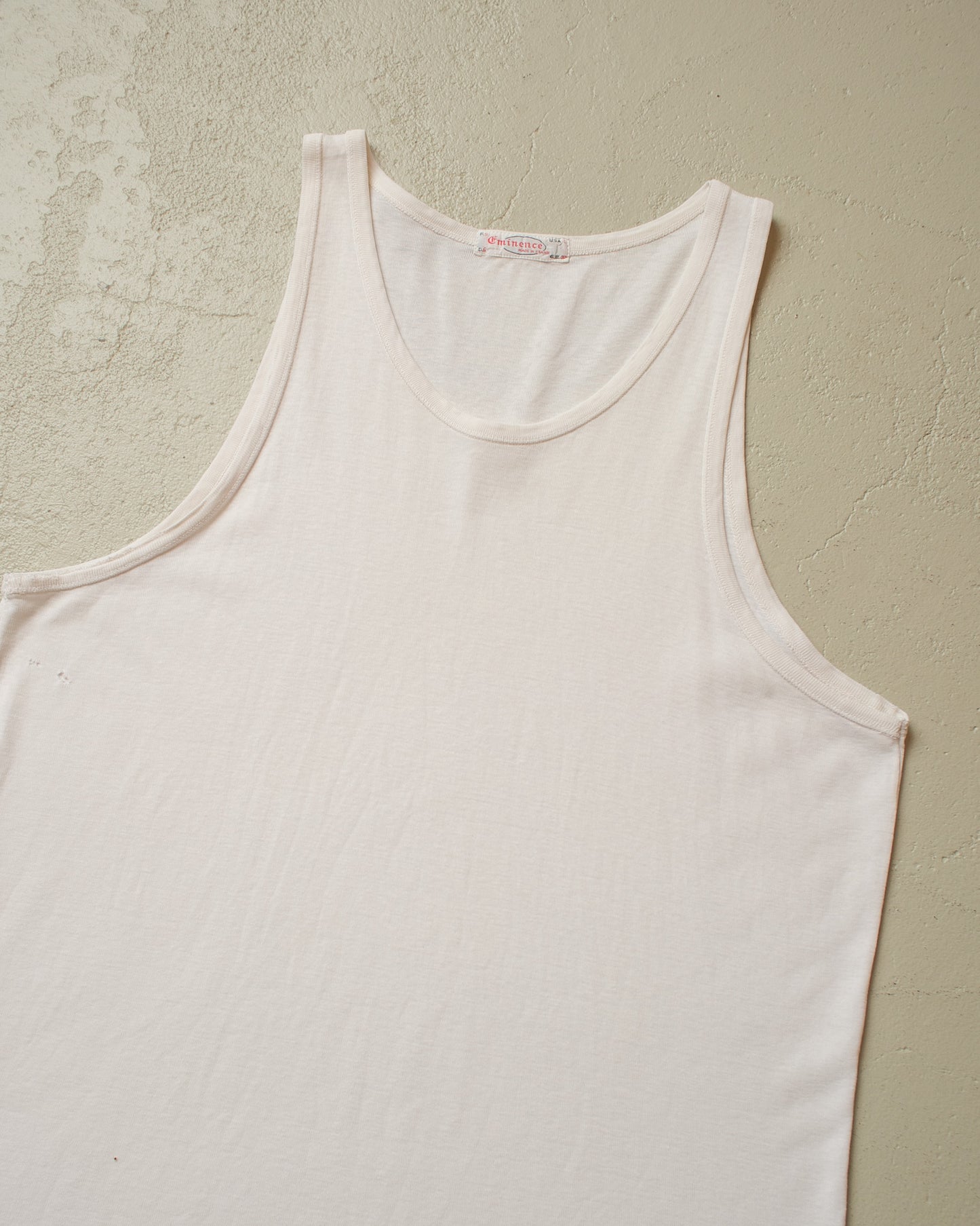 1950s/60s Blank Undershirt white - S/M
