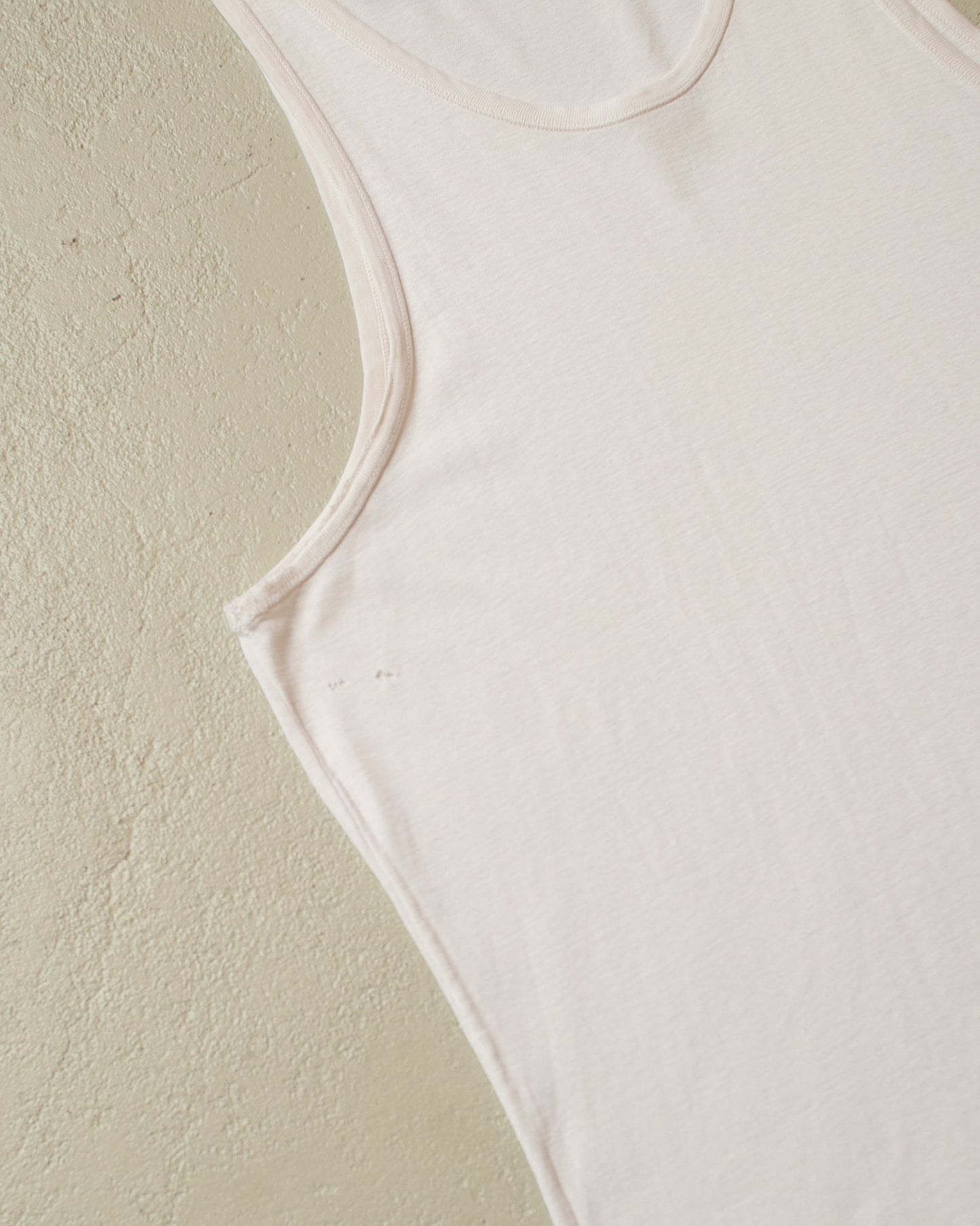 1950s/60s Blank Undershirt white - S/M