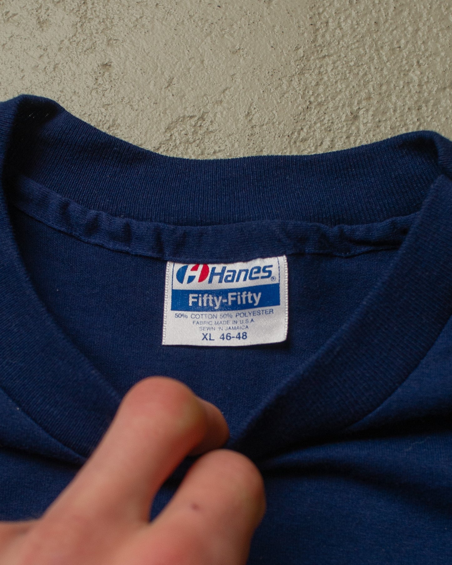 1980s/90s unworn B-2 Stealth Bomber T-shirt navyblue - XL