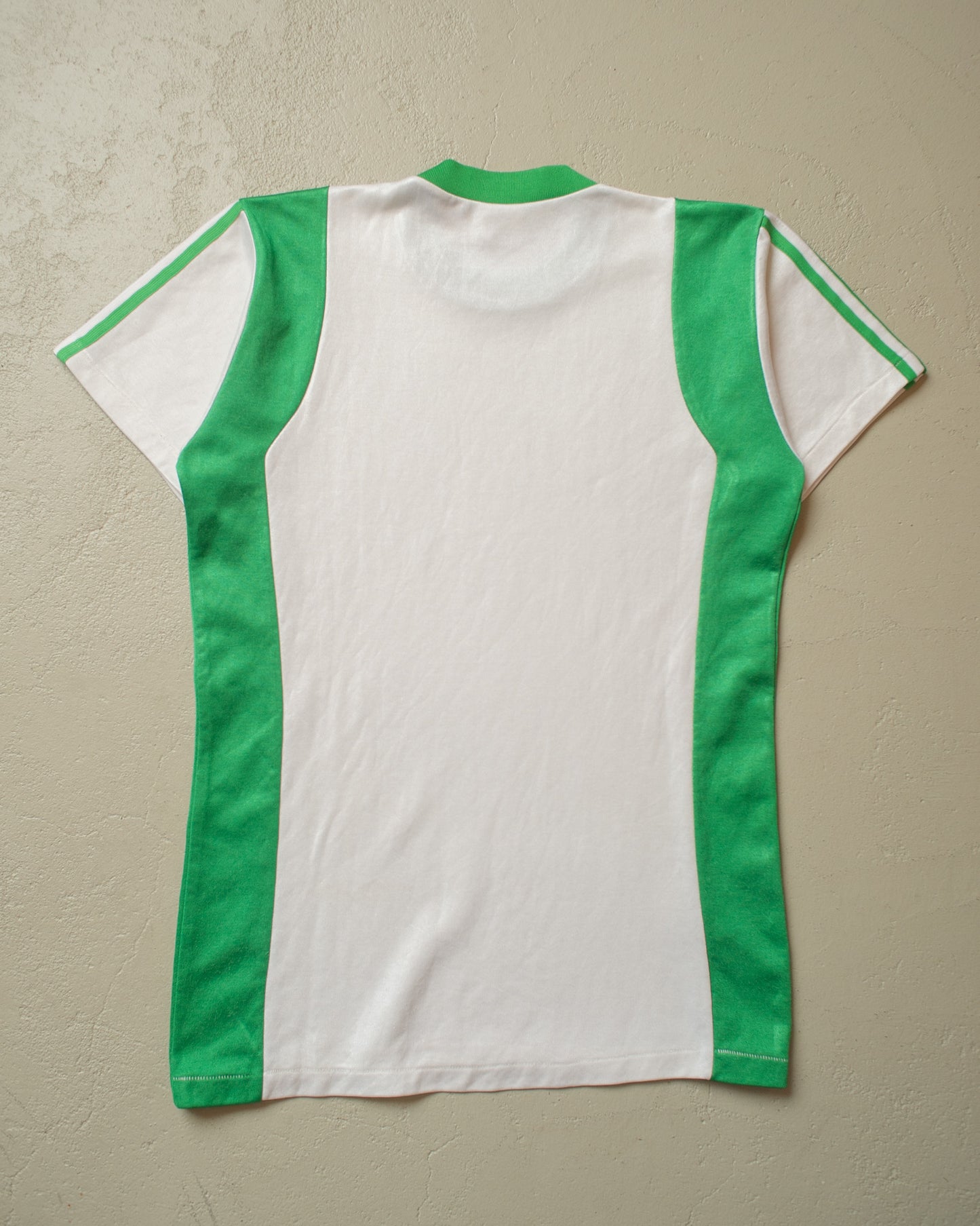 1980s Adidas Two Tone Jersey white - M