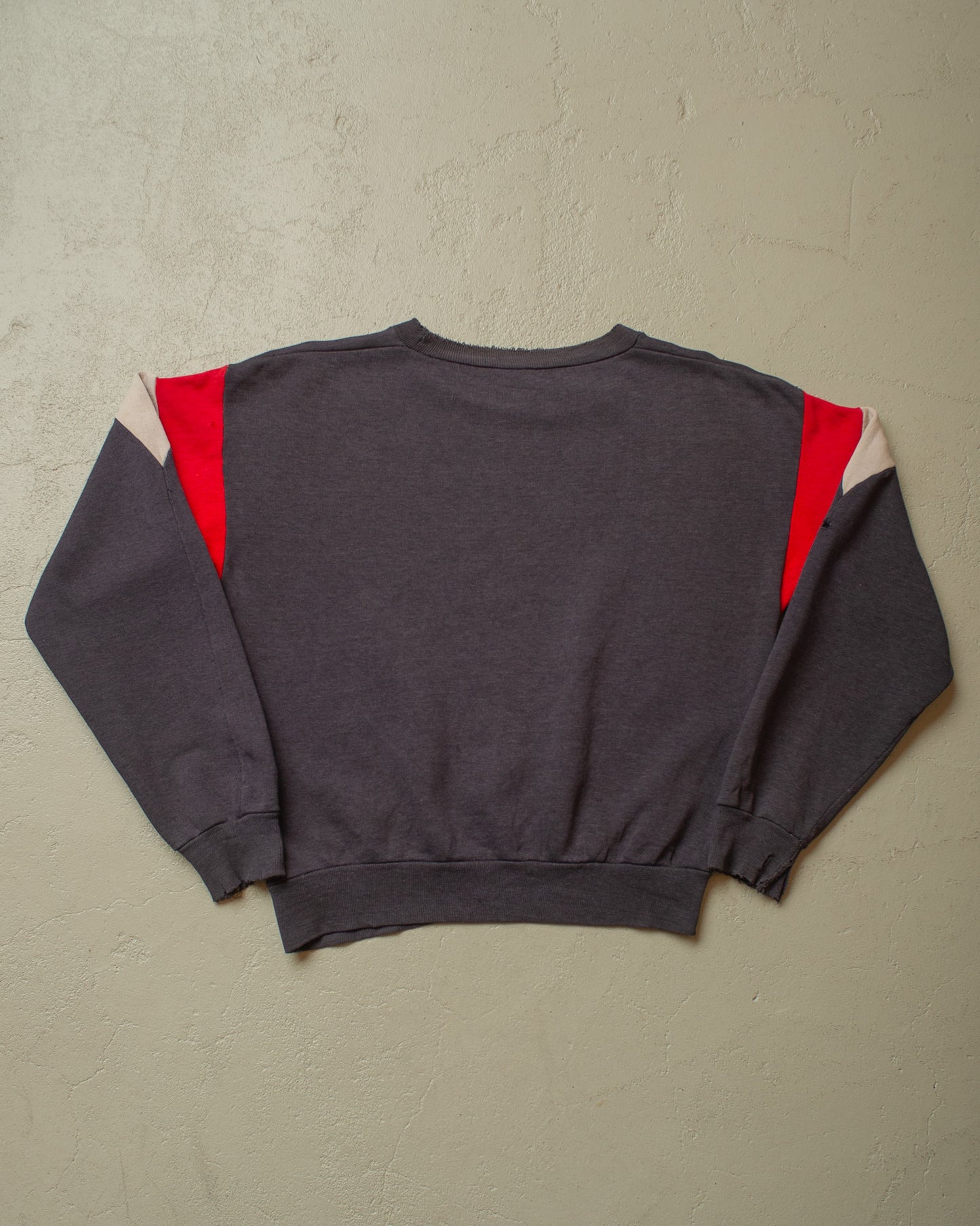 1970s distressed French "Karol de Paris" Sweatshirt navyblue - S/M