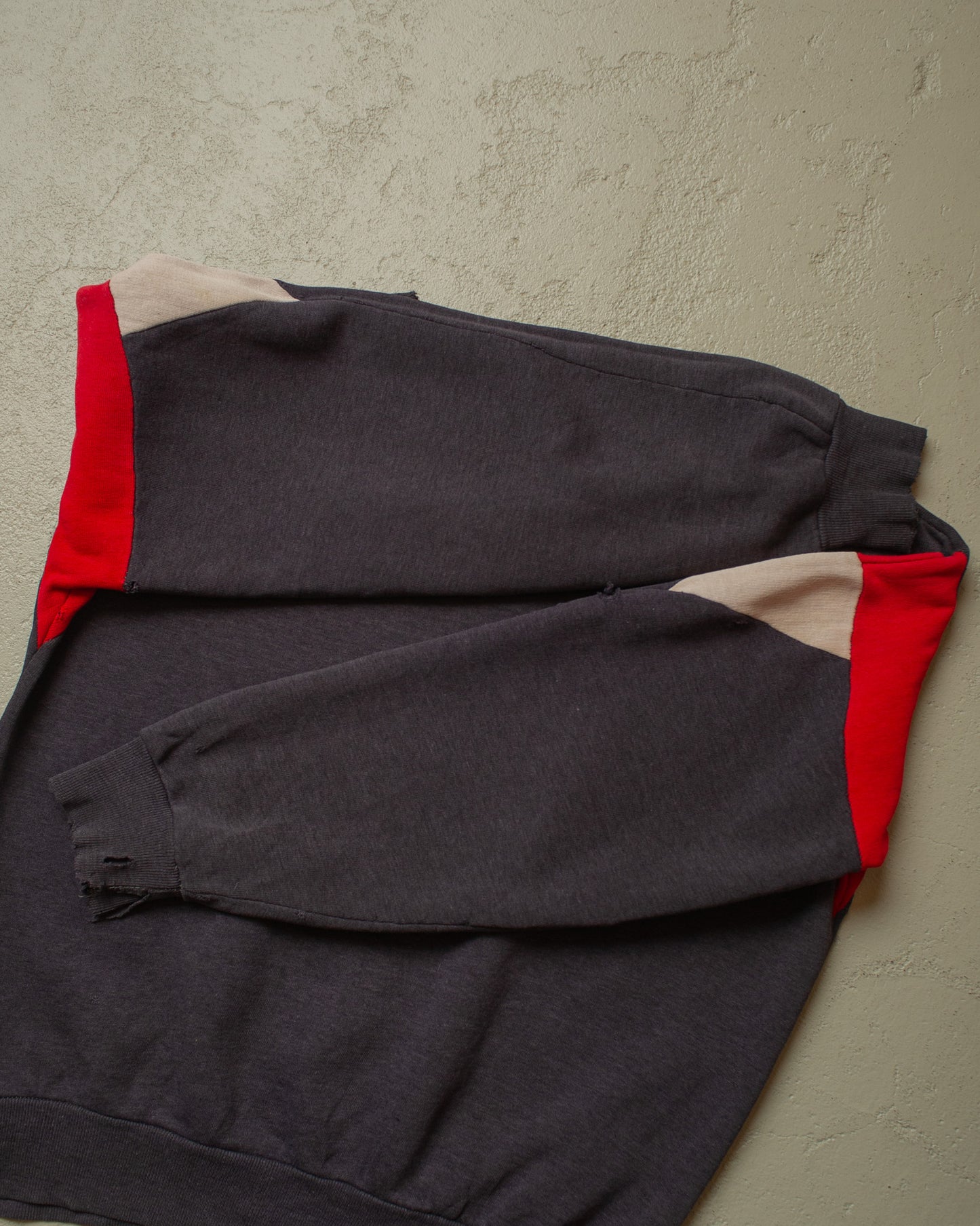 1970s distressed French "Karol de Paris" Sweatshirt navyblue - S/M