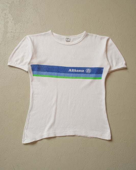 1970s Allianz "Ortsgespräch" T-shirt white - M