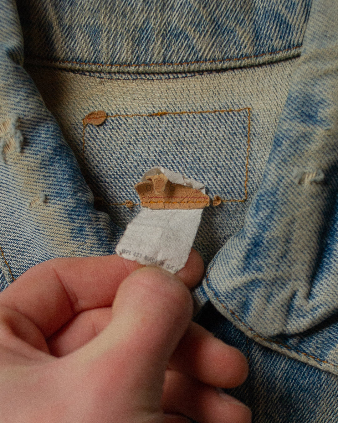 70s Levi´s Type 3 Denim Jacket - S