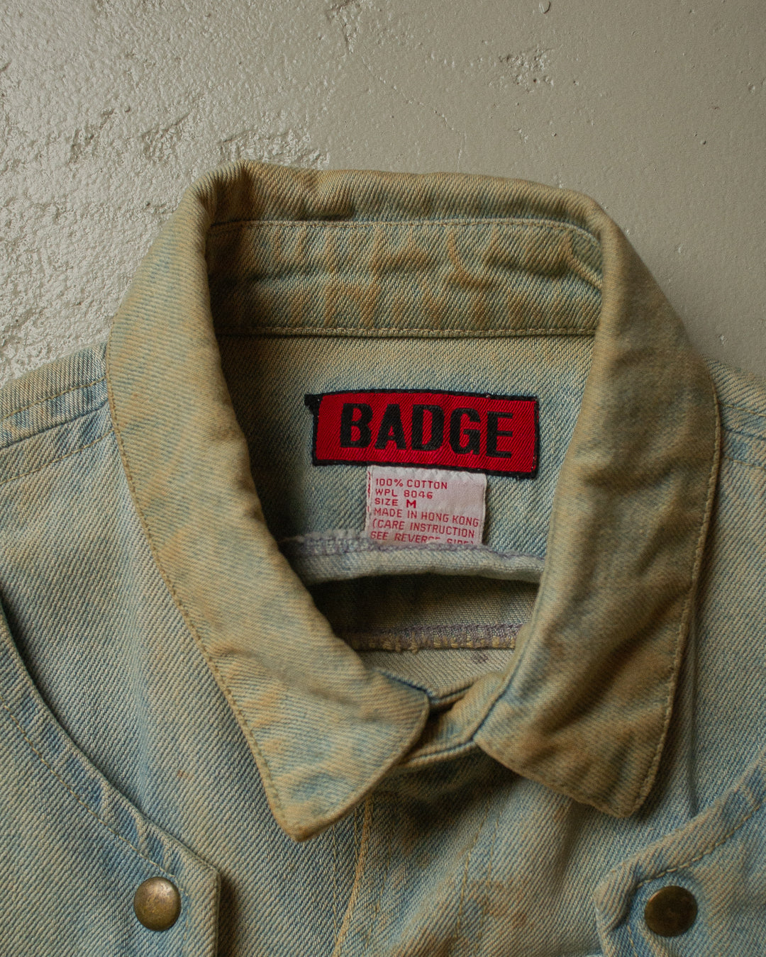 80s Badge "Penthouse Magazine" Denim Jacket - L/XL