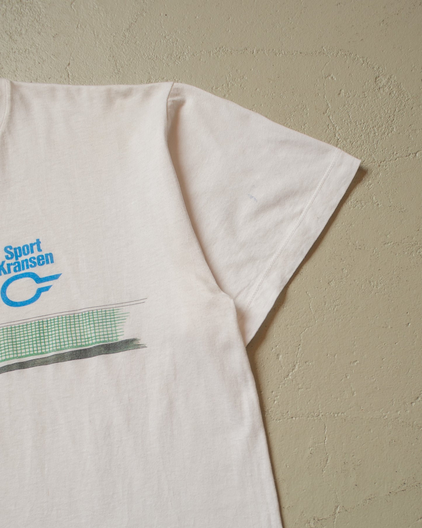 1990s Table Tennis T-shirt white - M/L