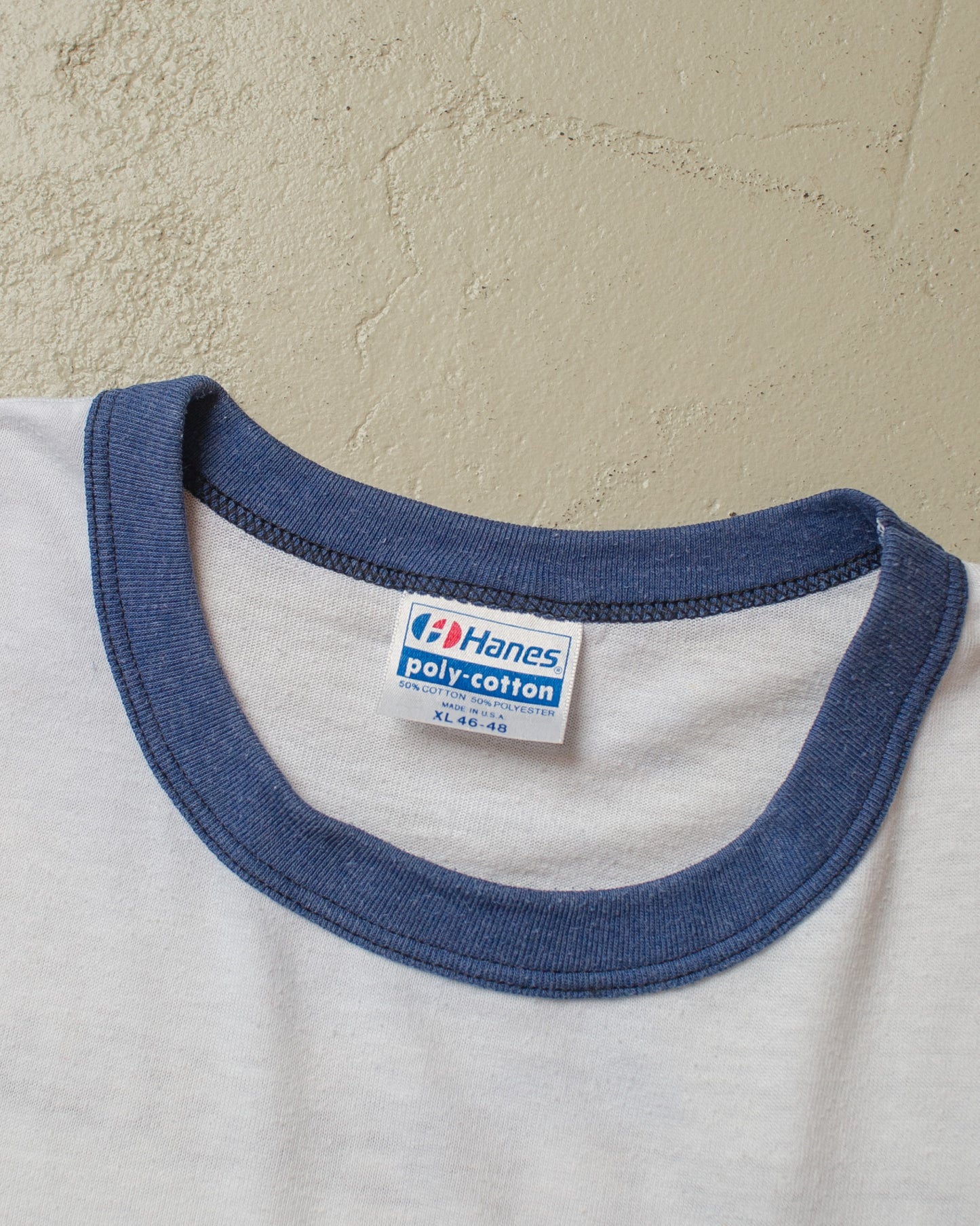 1980s Capt. Renegade Ringer T-shirt white - XL