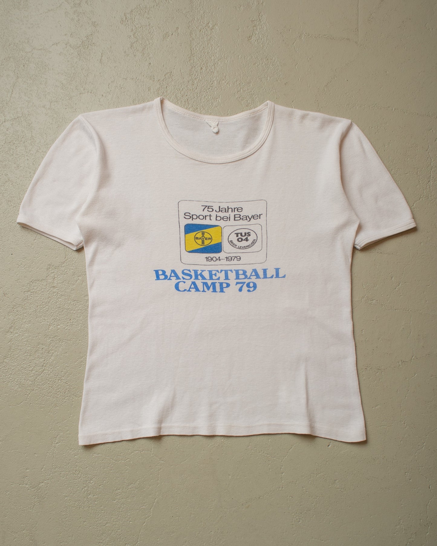 1979 Bayer Basketball Camp T-shirt white - S/M