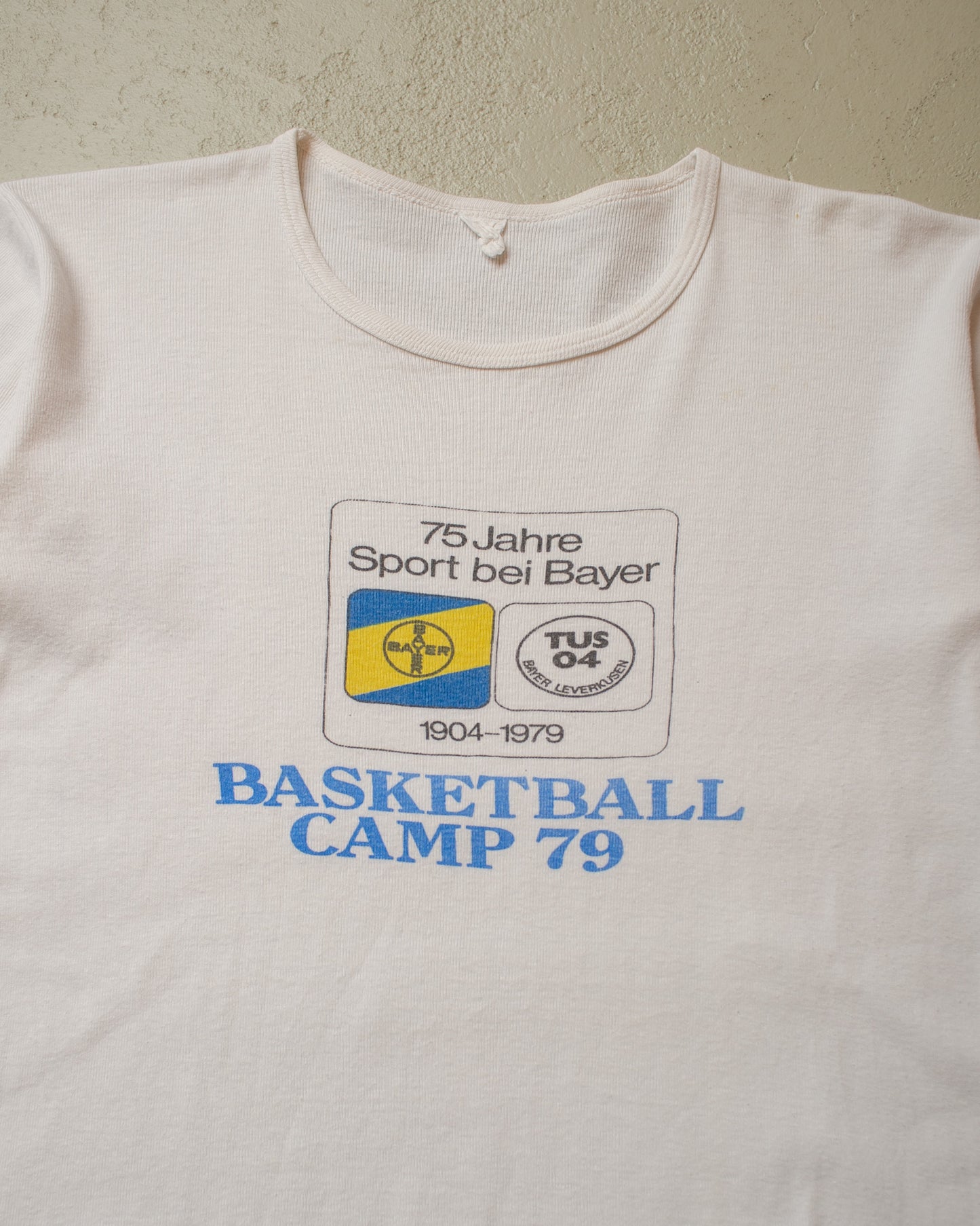 1979 Bayer Basketball Camp T-shirt white - S/M