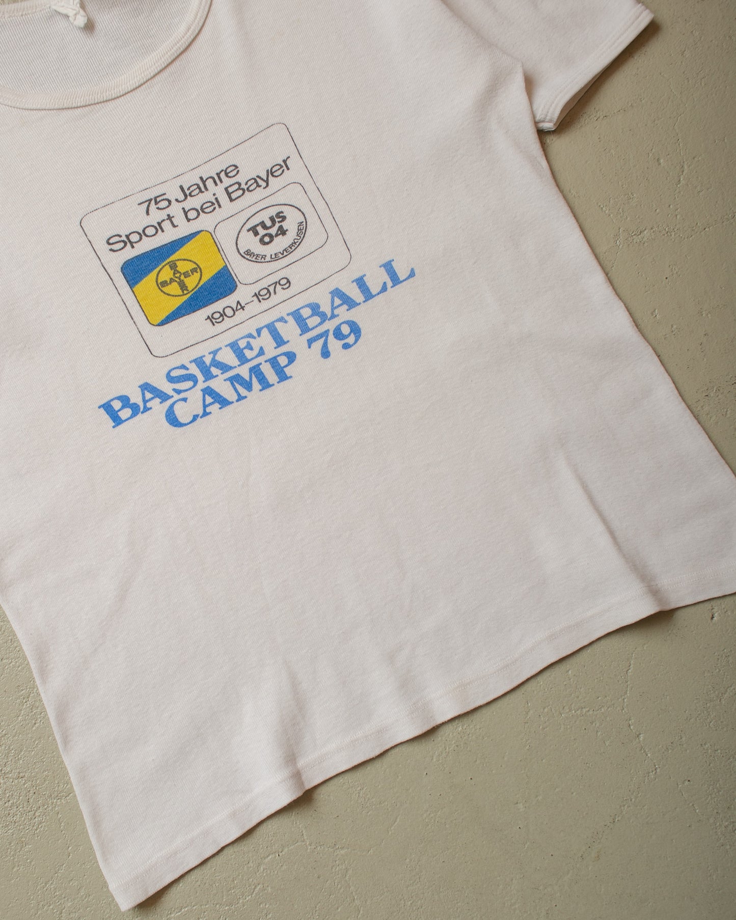 1979 Bayer Basketball Camp T-shirt white - S/M