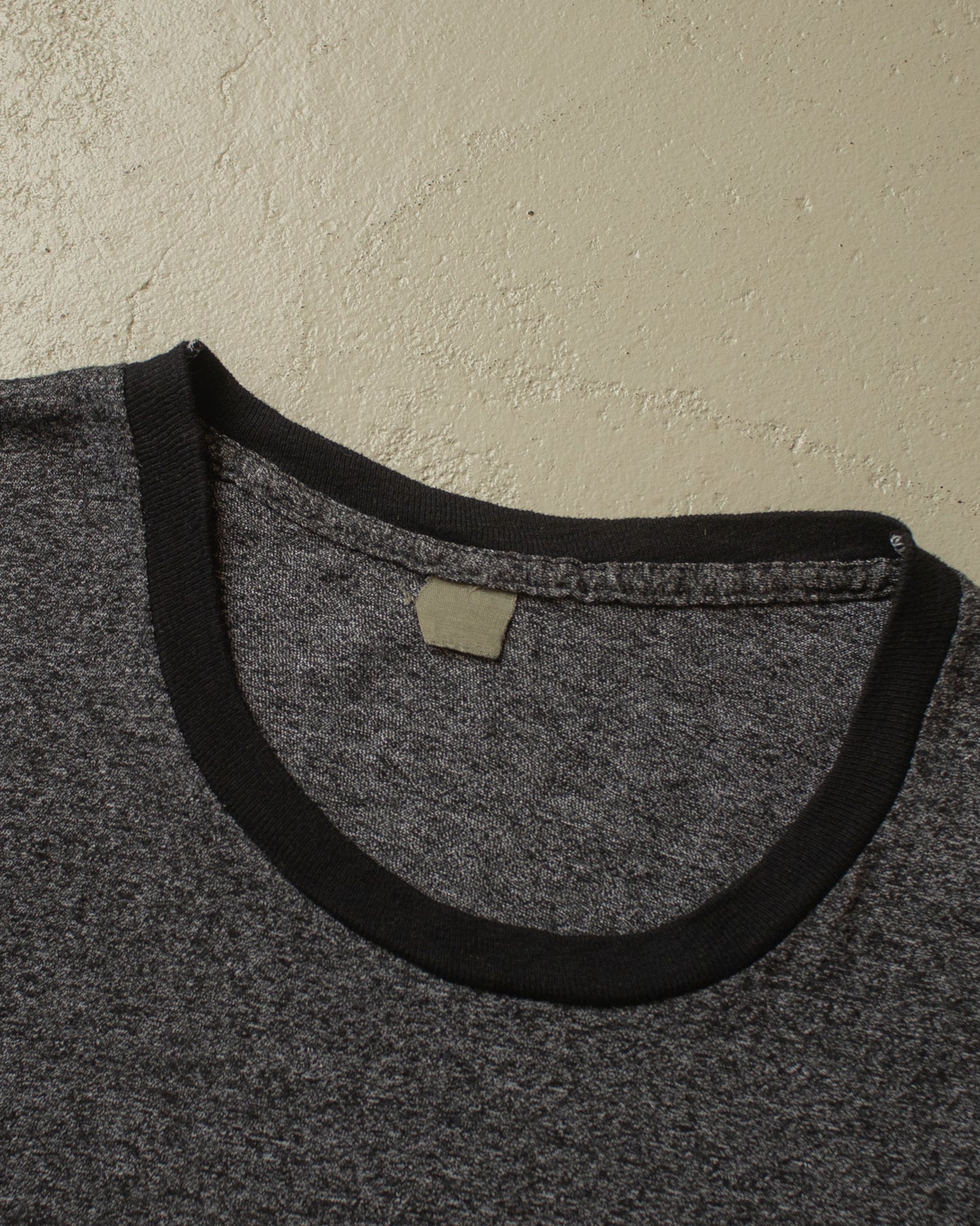 1980s Communications Ringer T-shirt grey - M