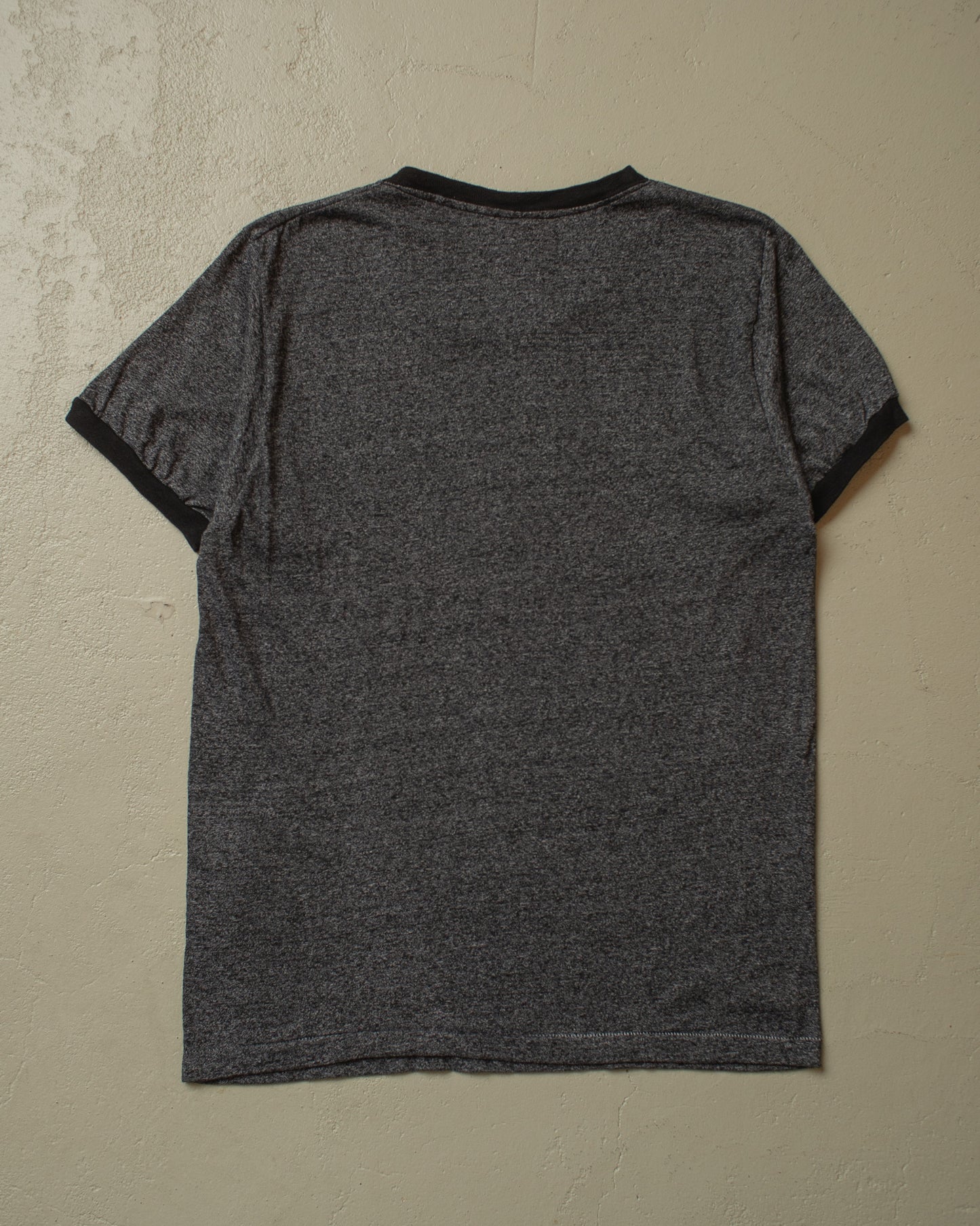 1980s Communications Ringer T-shirt grey - M