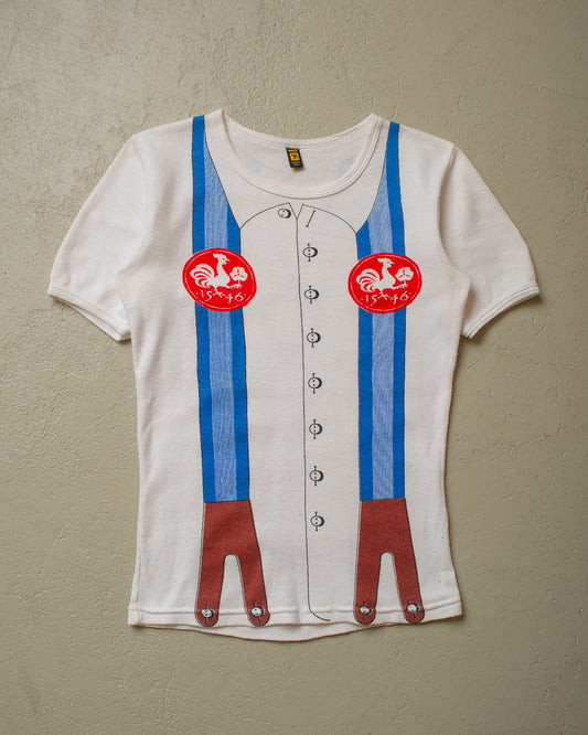 1970s Oktoberfest Souvenir T-shirt white - S/M