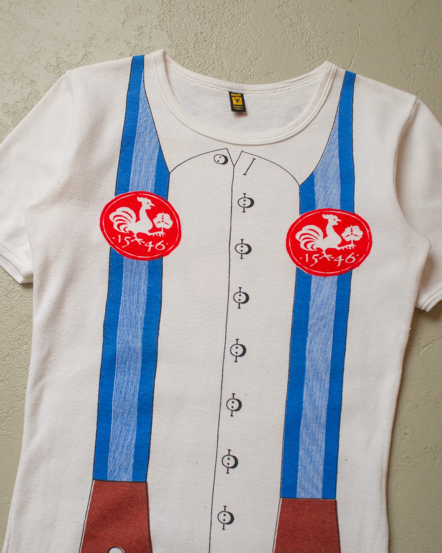 1970s Oktoberfest Souvenir T-shirt white - S/M