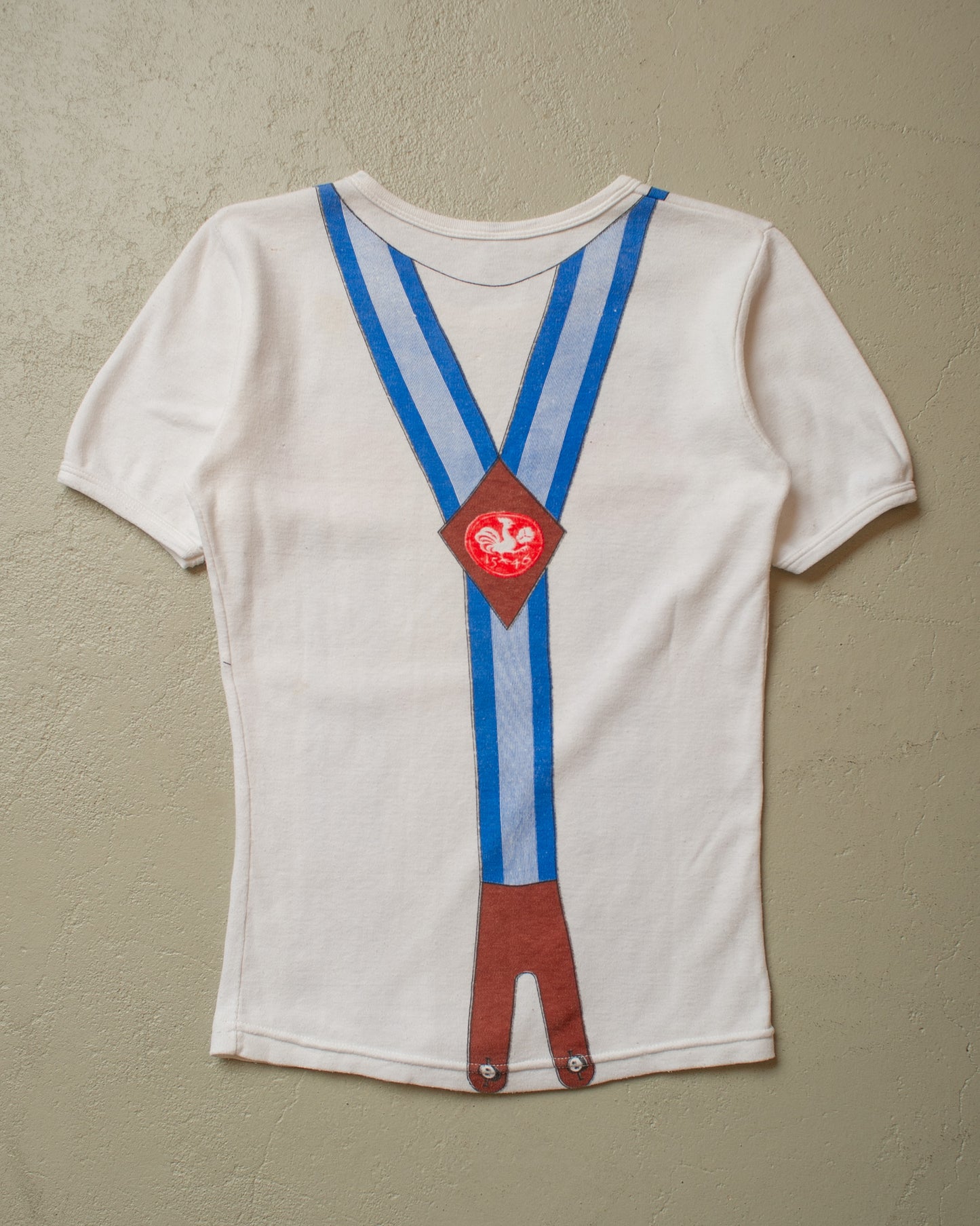 1970s Oktoberfest Souvenir T-shirt white - S/M