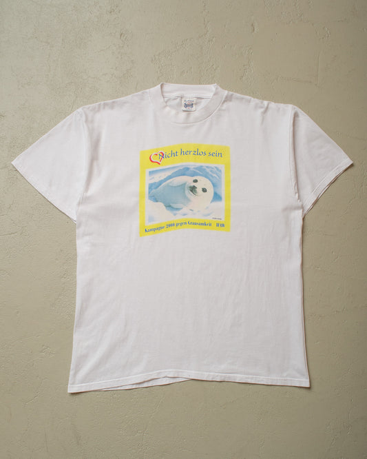 2000 Kampagne gegen Grausamkeit T-shirt white - L