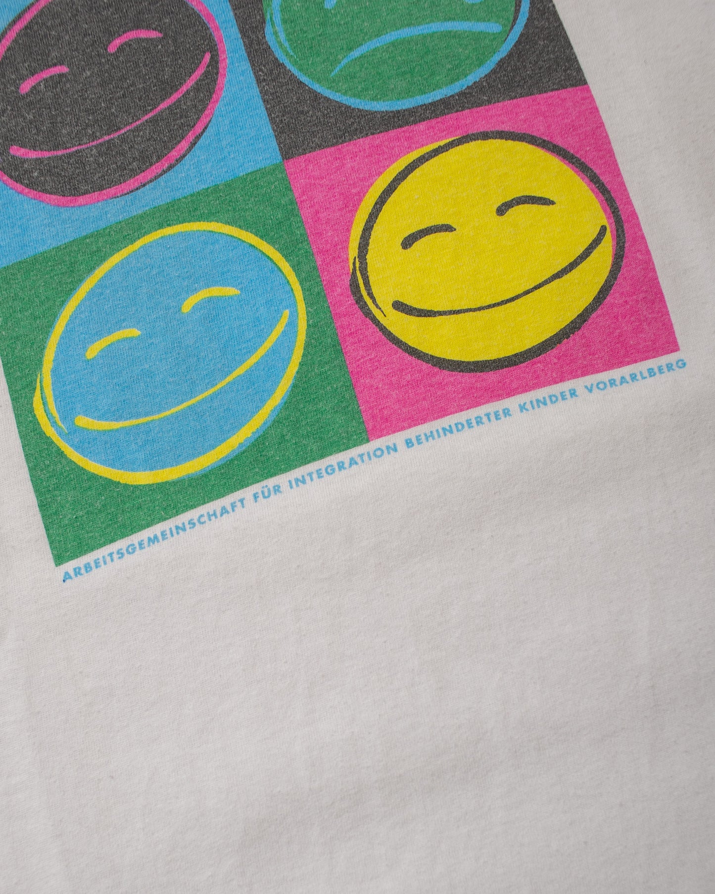 1990s ´Behkindert?´ T-shirt white - S