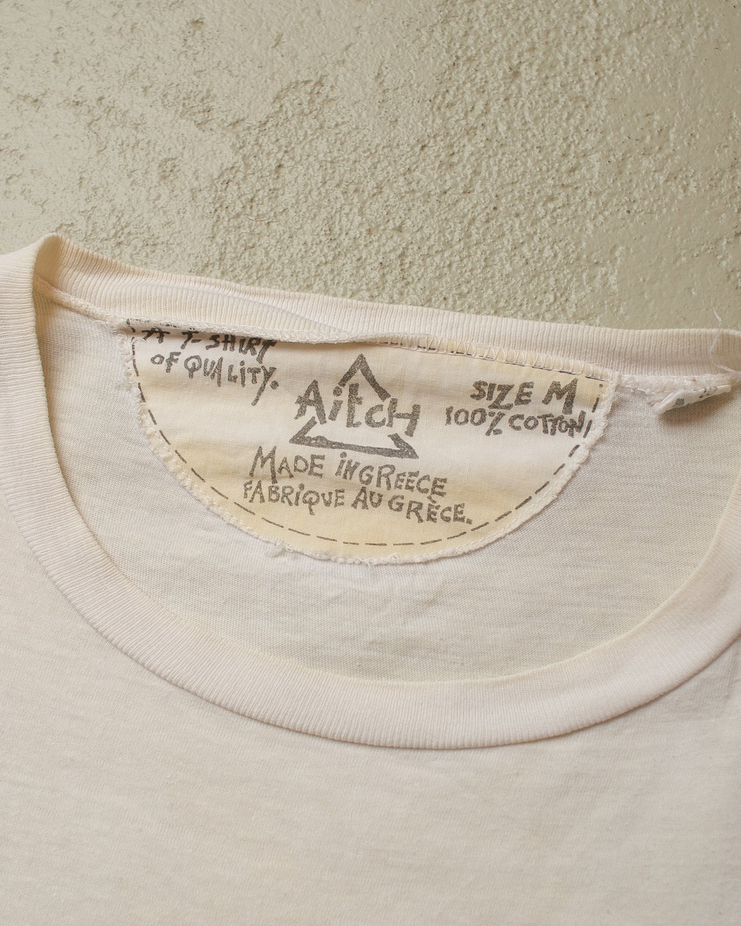 1980s/90s ART WHO NEEDS IT! T-shirt white - M/L