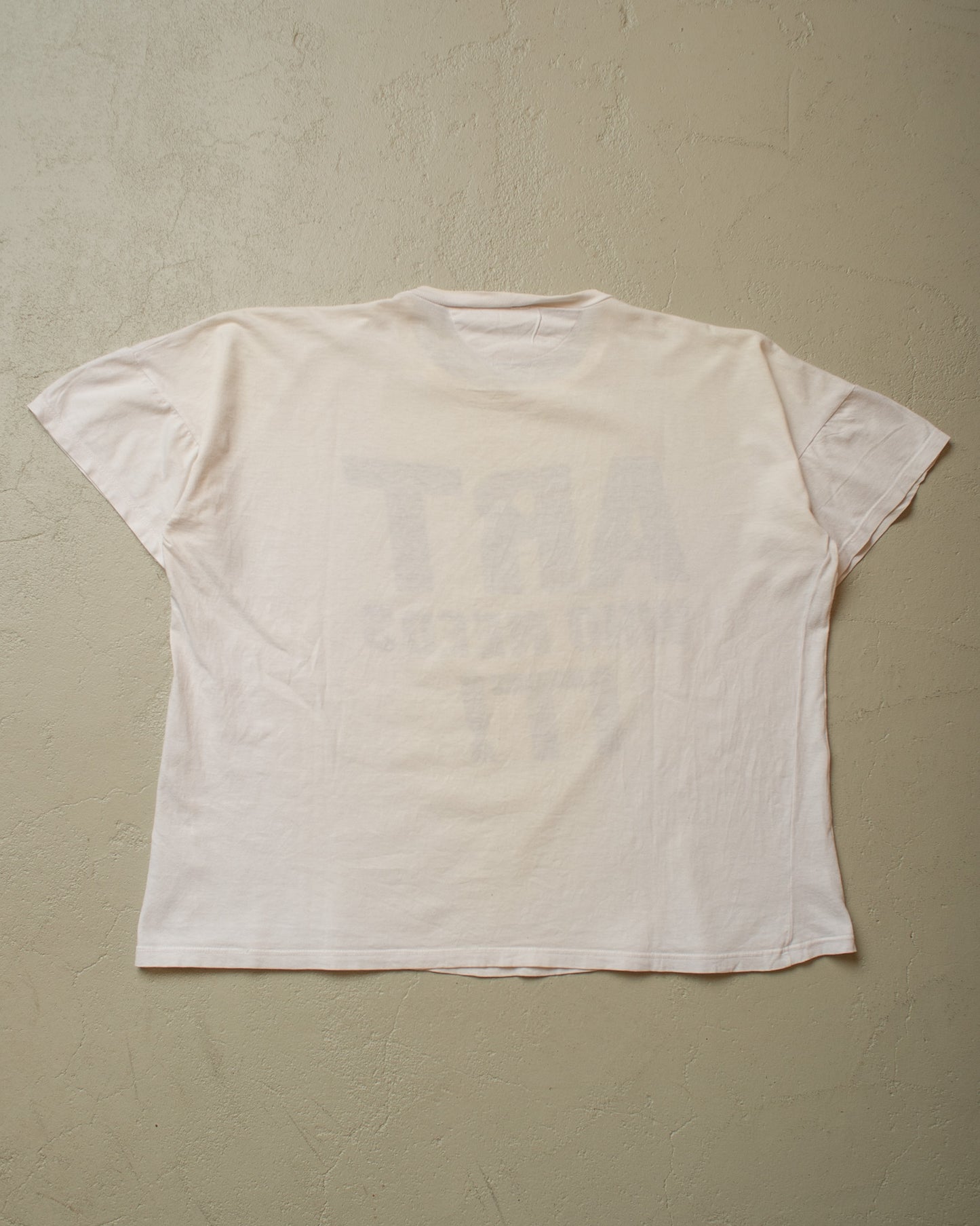 1980s/90s ART WHO NEEDS IT! T-shirt white - M/L