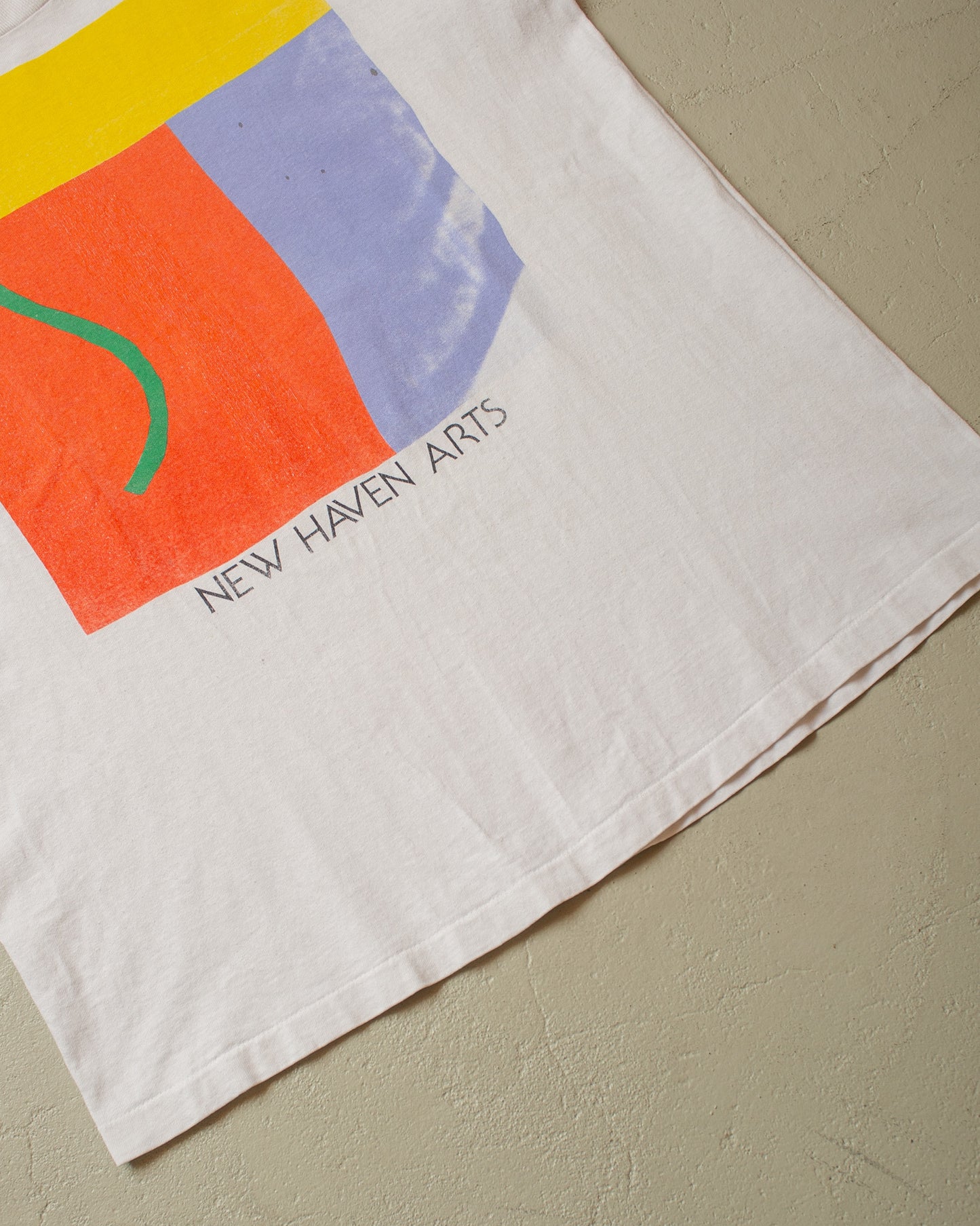 1980s New Haven Arts T-shirt white - XL