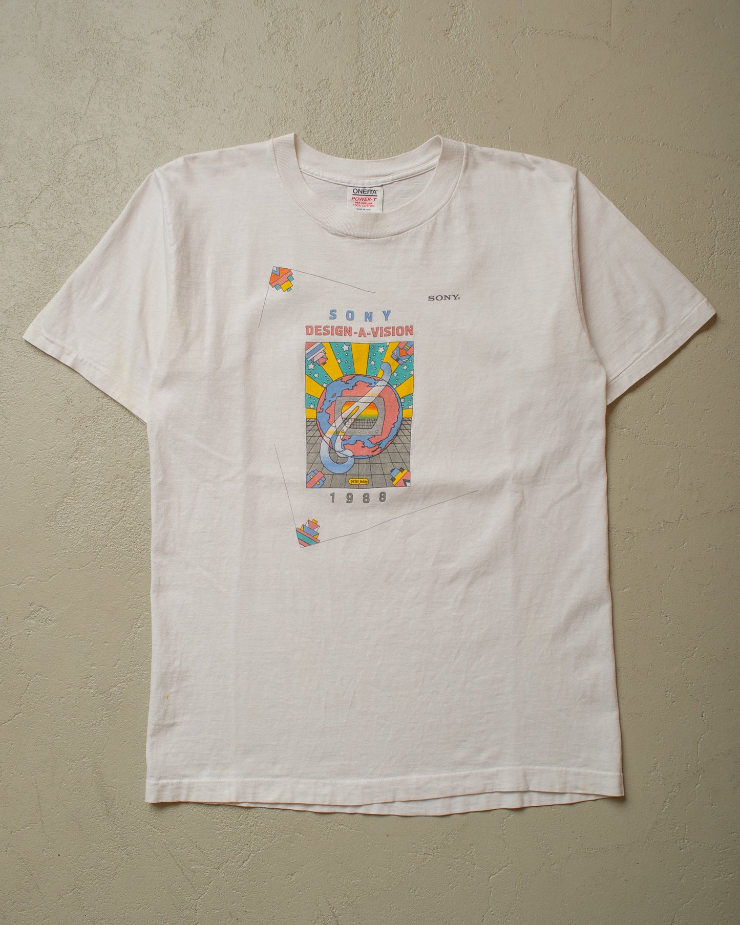 1988 Sony Design-A-Vision T-shirt white - M
