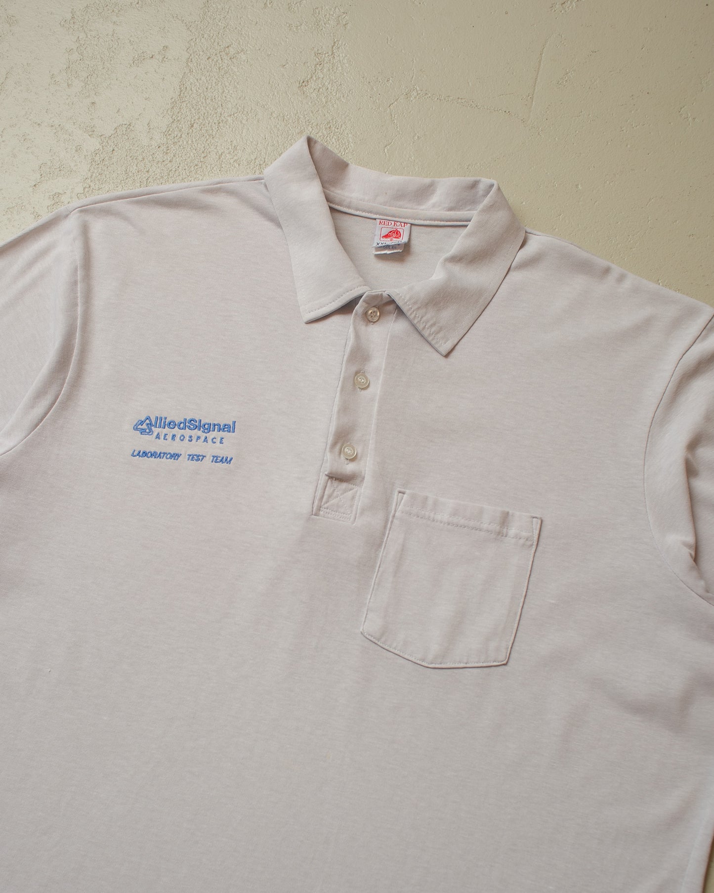 1980s Red Kap Aerospace Workwear Polo grey - XXL
