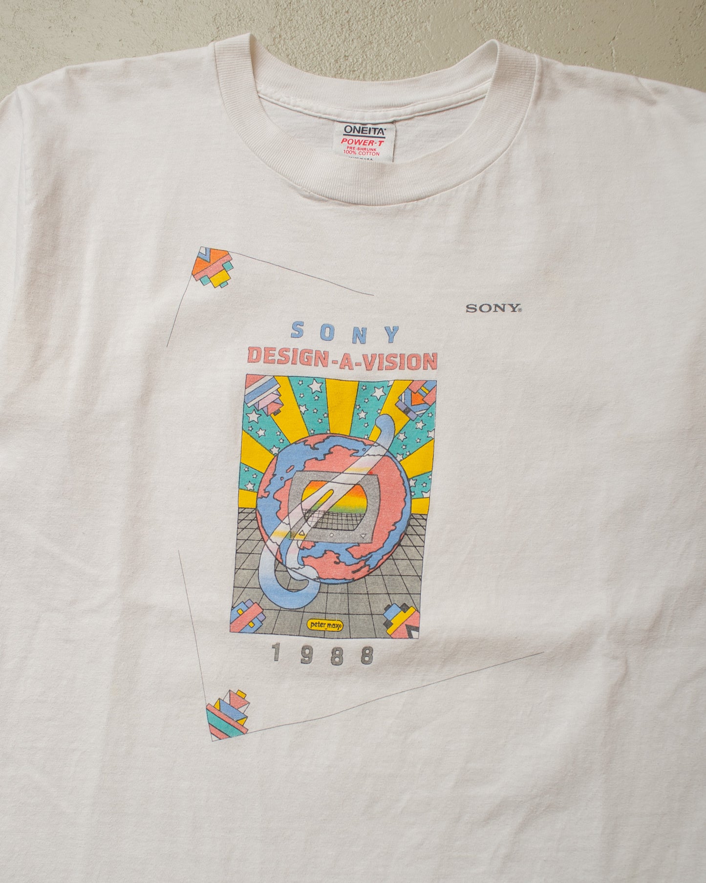 1988 Sony Design-A-Vision T-shirt white - M