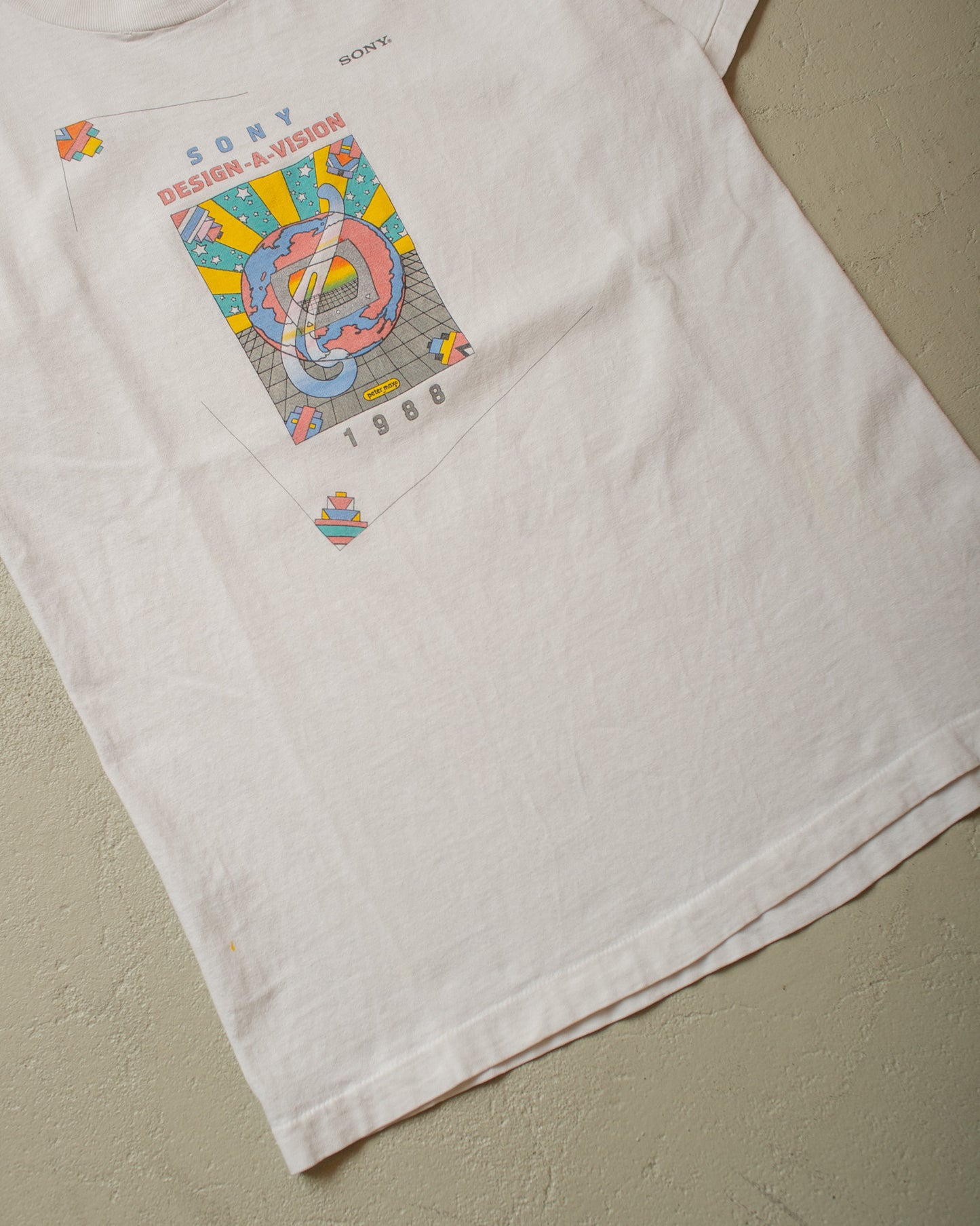 1988 Sony Design-A-Vision T-shirt white - M