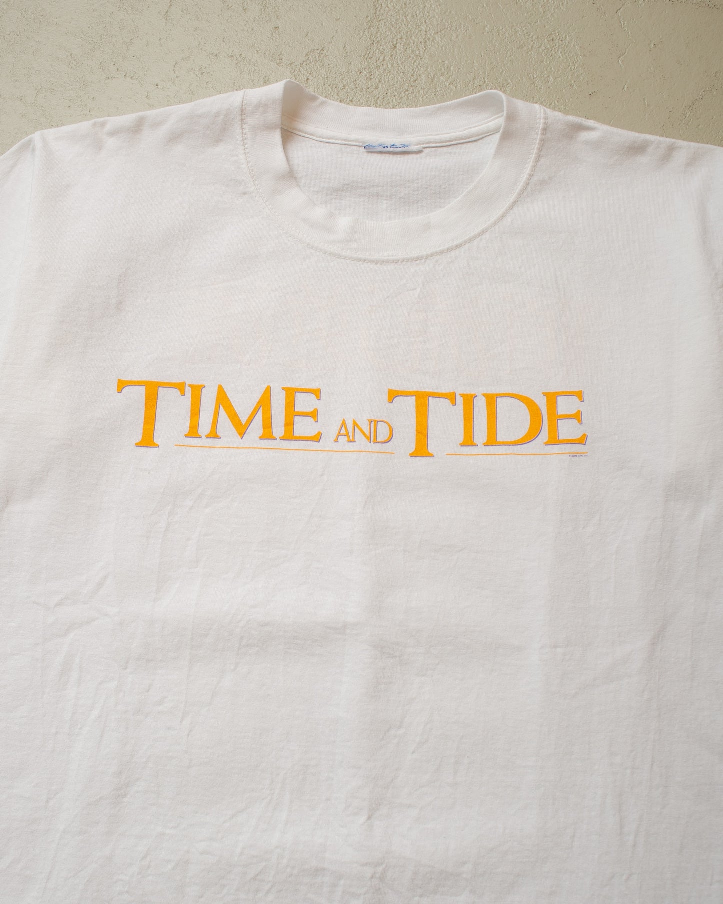 2000 Time and Tide Movie T-shirt white - L