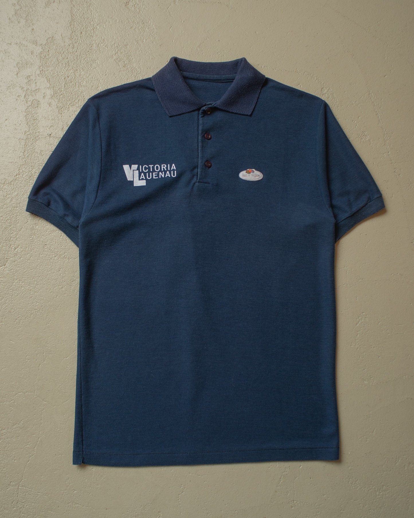 1970s FOTL Victoria Lauenau Polo Shirt navyblue - S