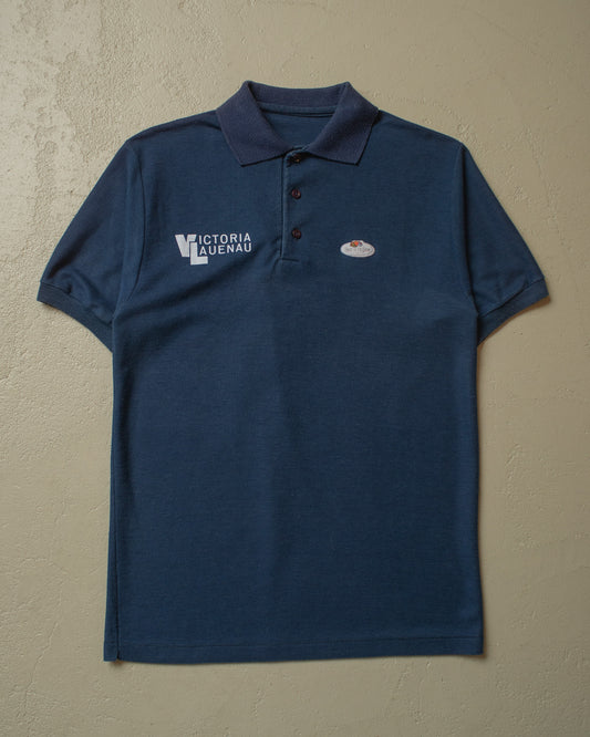 1970s FOTL Victoria Lauenau Polo Shirt navyblue - S