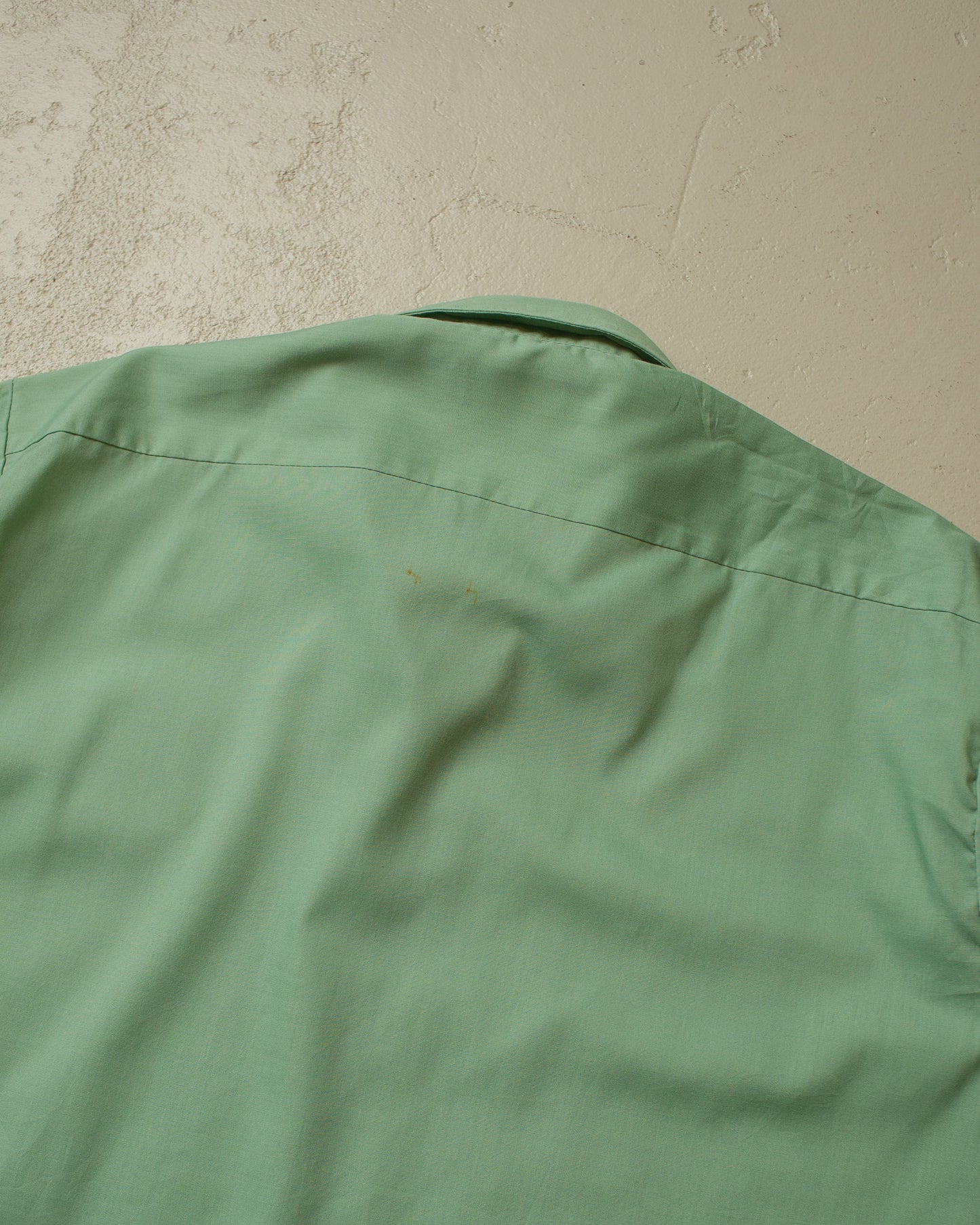 1960s/70s 7UP Sanforized Work Shirt green - L/XL