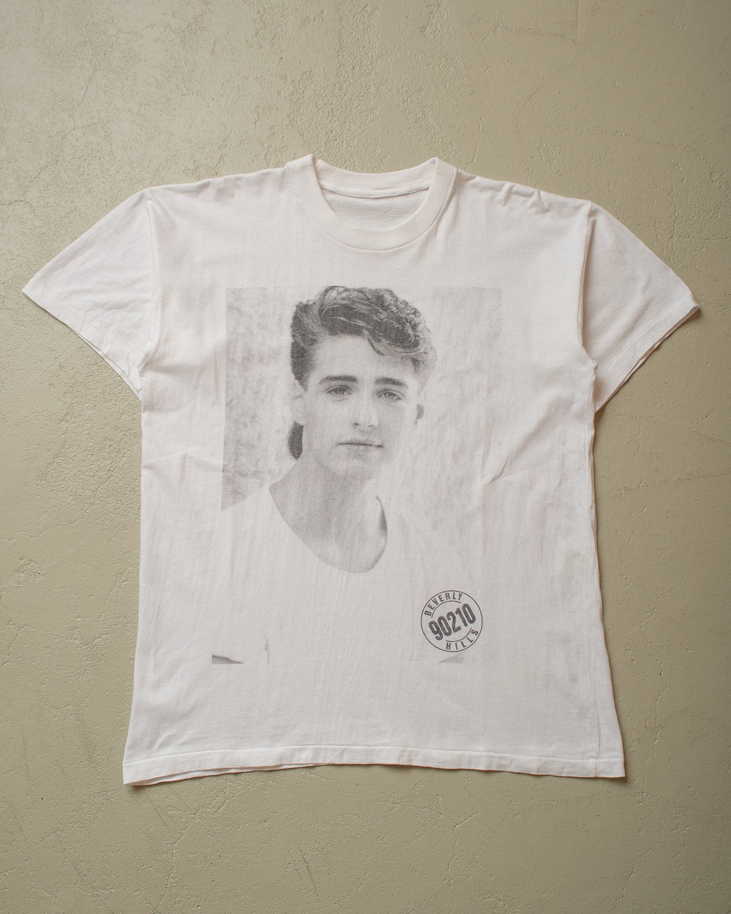 1990s Brandon Walsh Beverly Hills T-shirt white - L