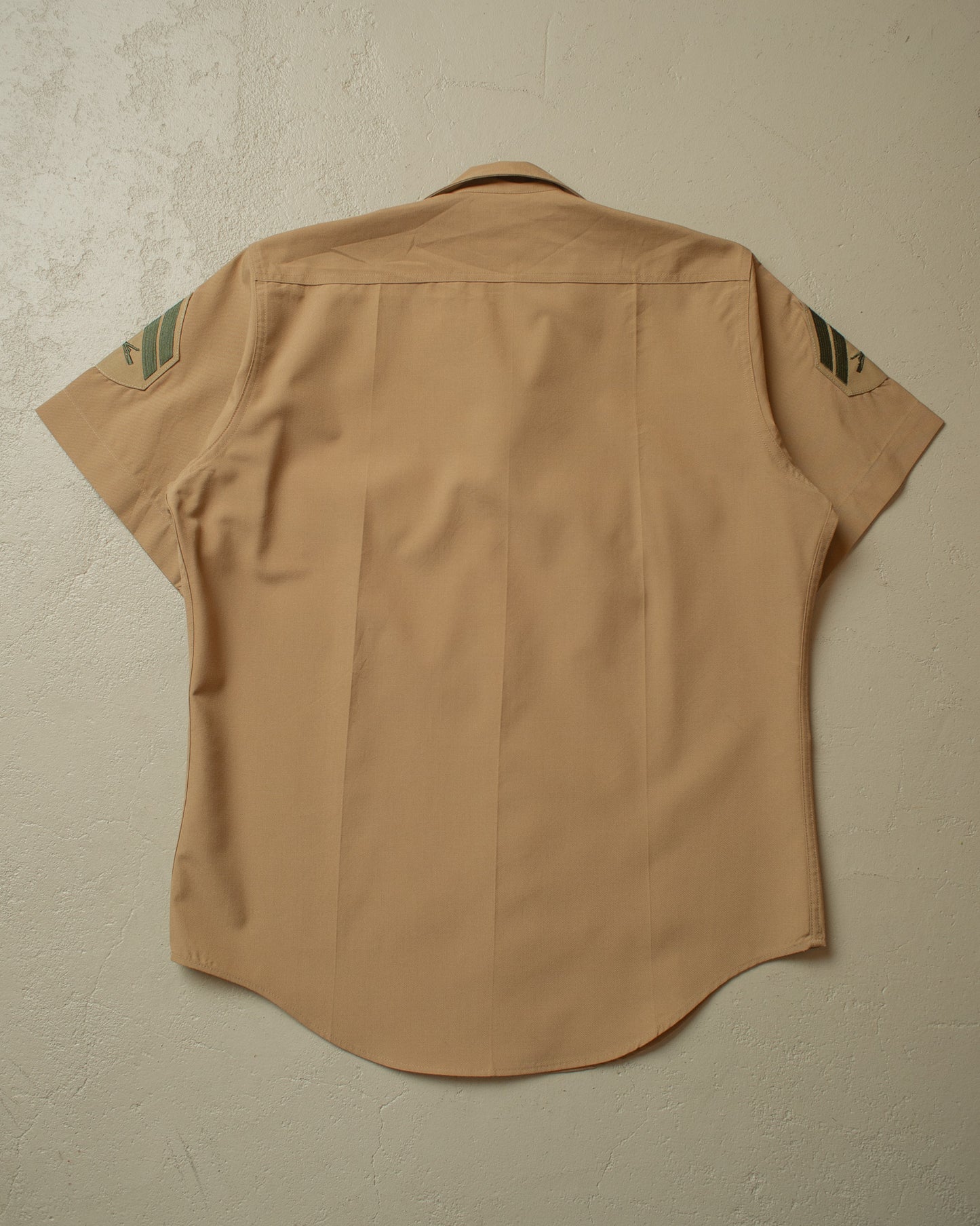 1970s Creighton USMC Shirt beige - L