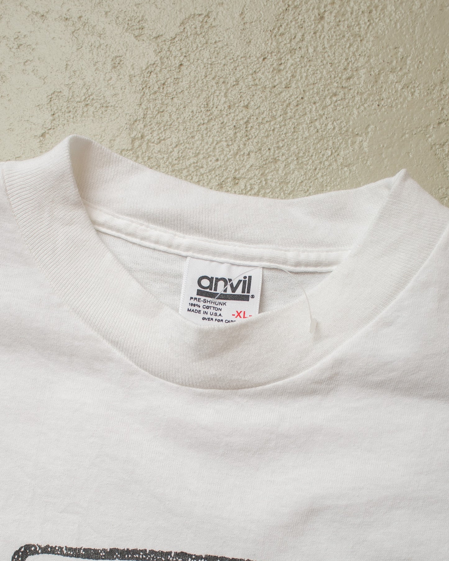 1990s "Queen of Denial" T-shirt white - XL