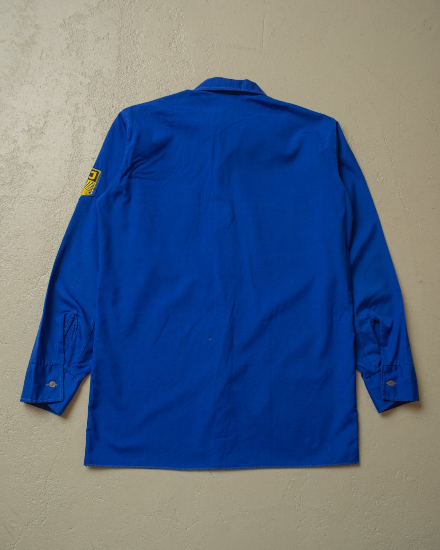 1970s/80s Freie Deutsche Jugend Shirt blue - S/M