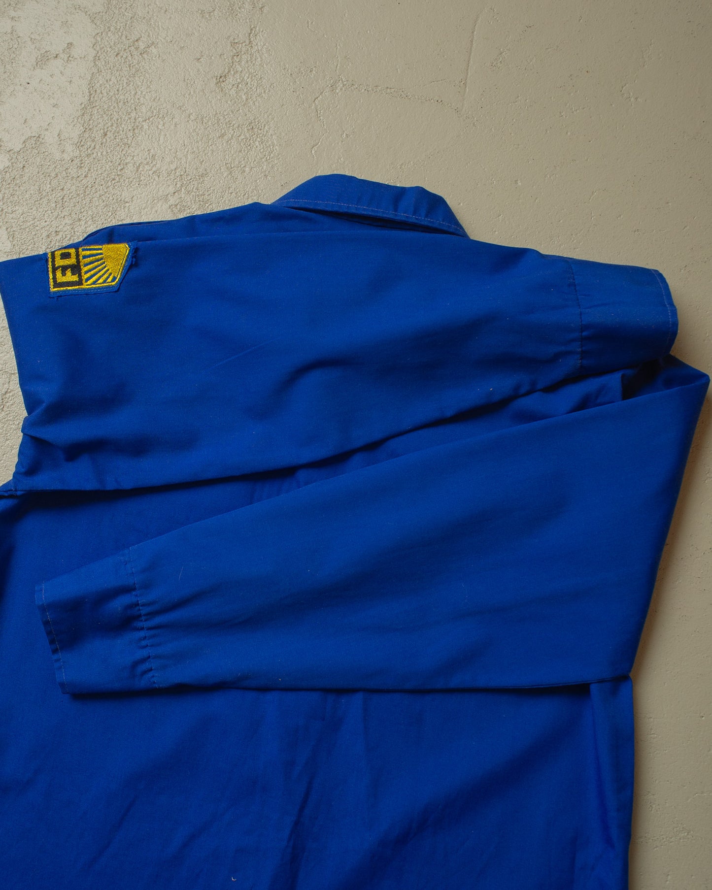 1970s/80s Freie Deutsche Jugend Shirt blue - S/M
