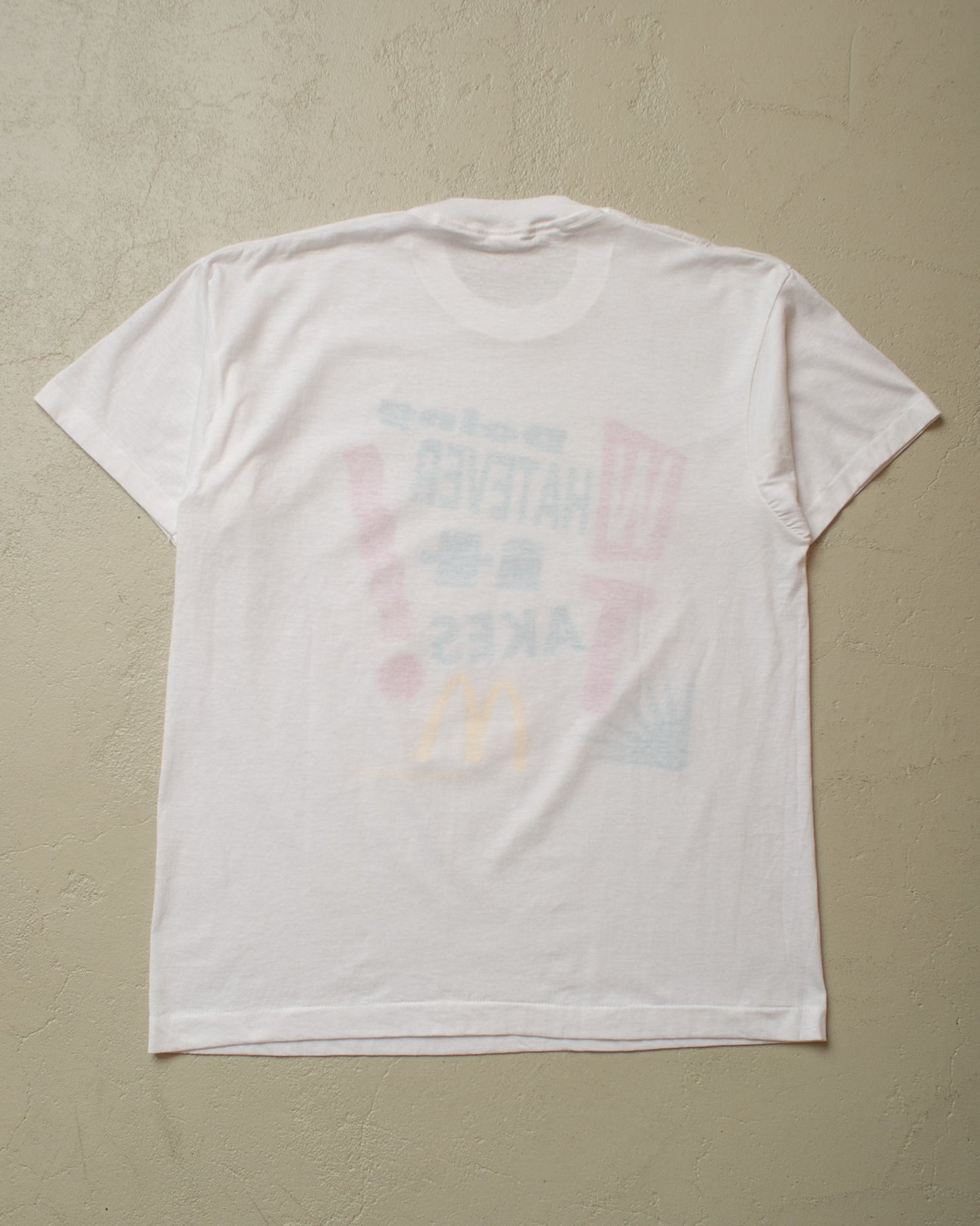 1991 McDonalds "..Whatever it takes" T-shirt white - L