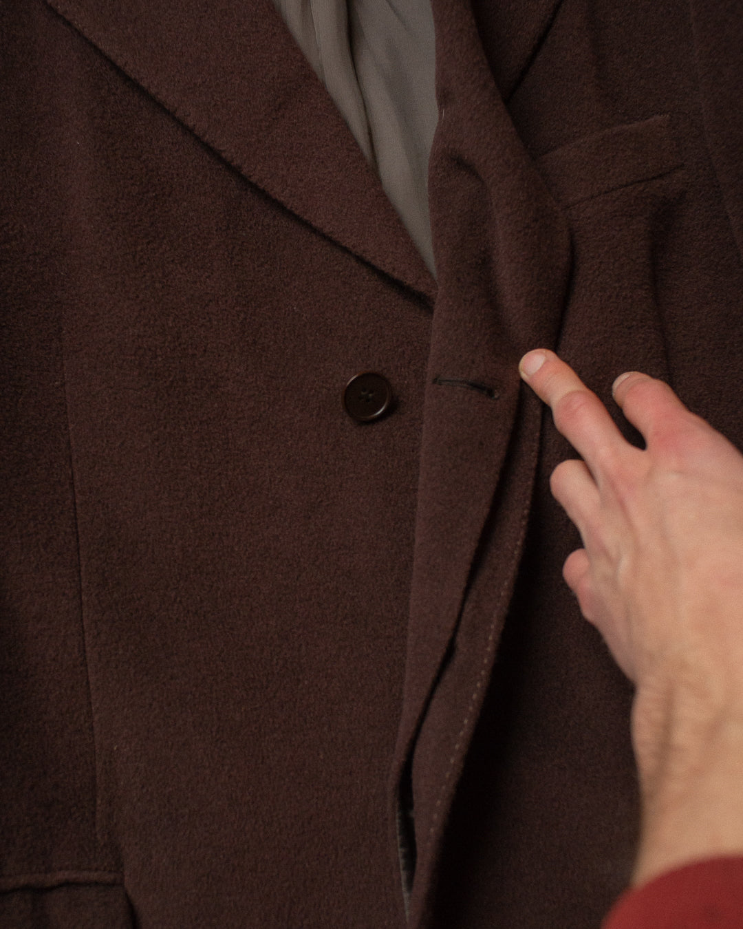 90s Cerruti Wool Coat brown - XL