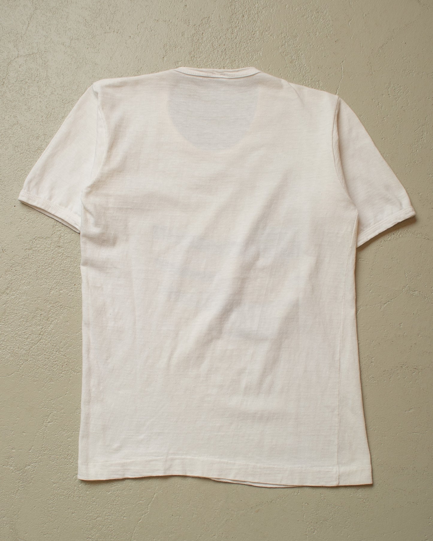1970s Windsurfing Ringer T-shirt white - S