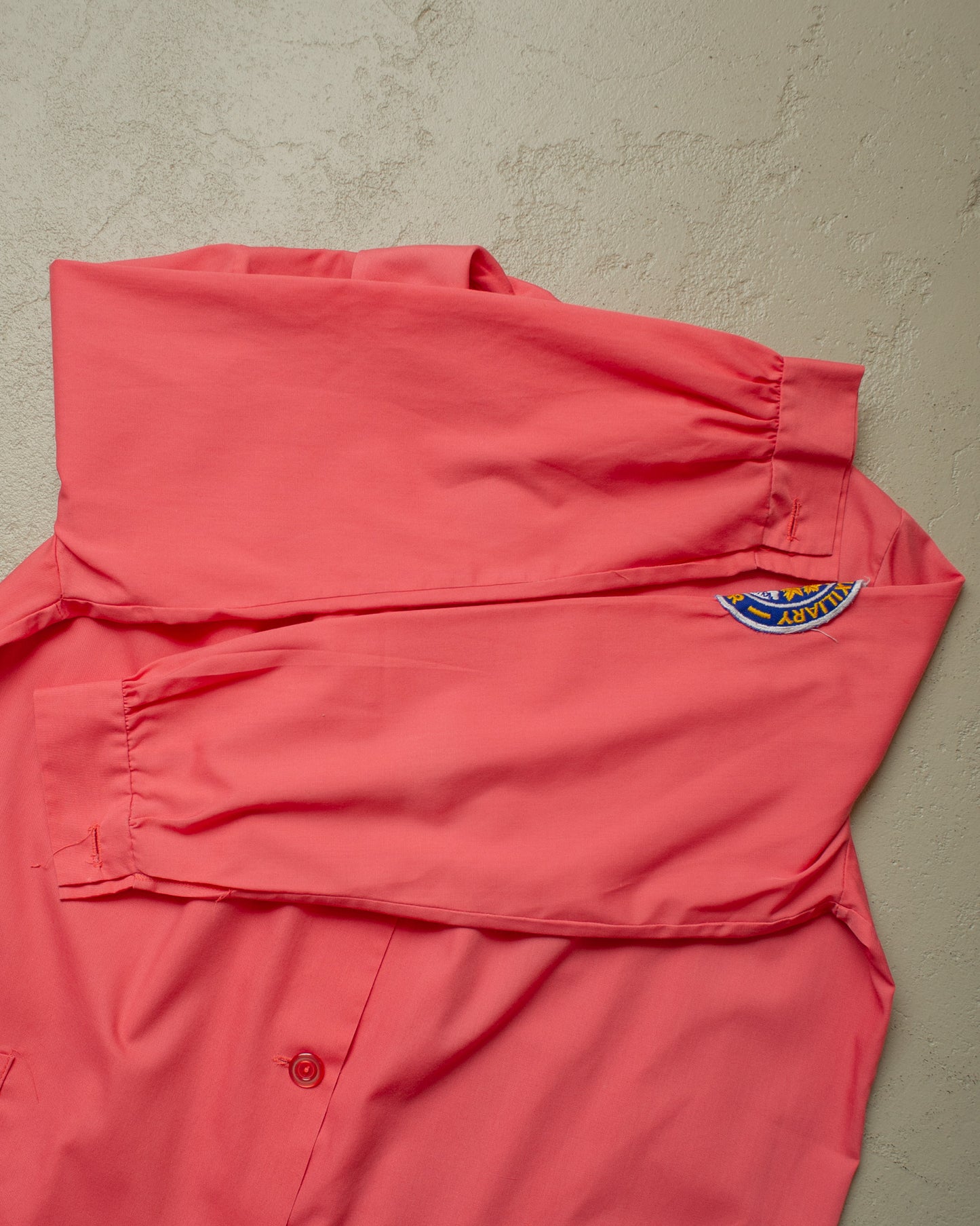 1970s/80s Womens Hospital light Work Jacket pink - S