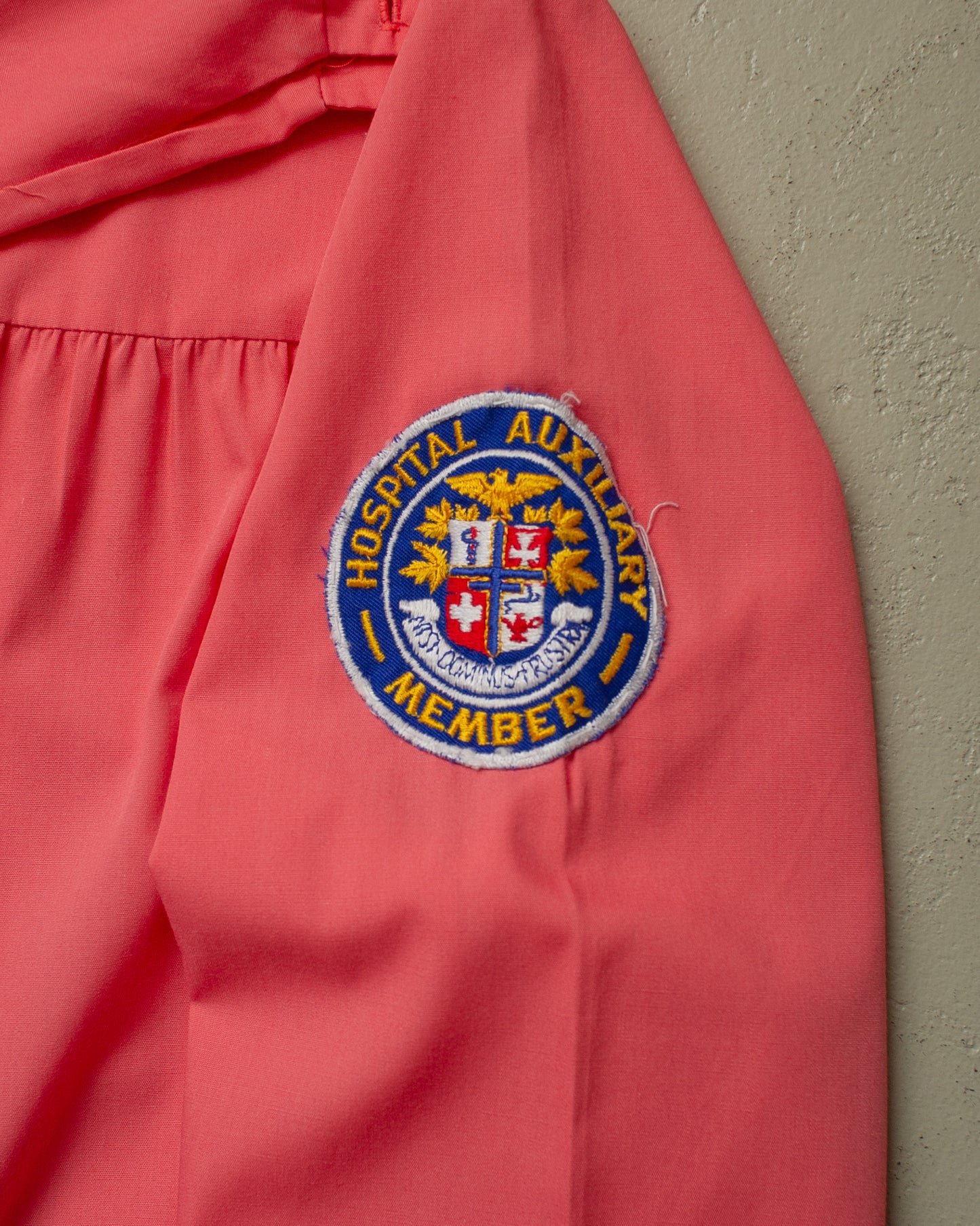 1970s/80s Womens Hospital light Work Jacket pink - S