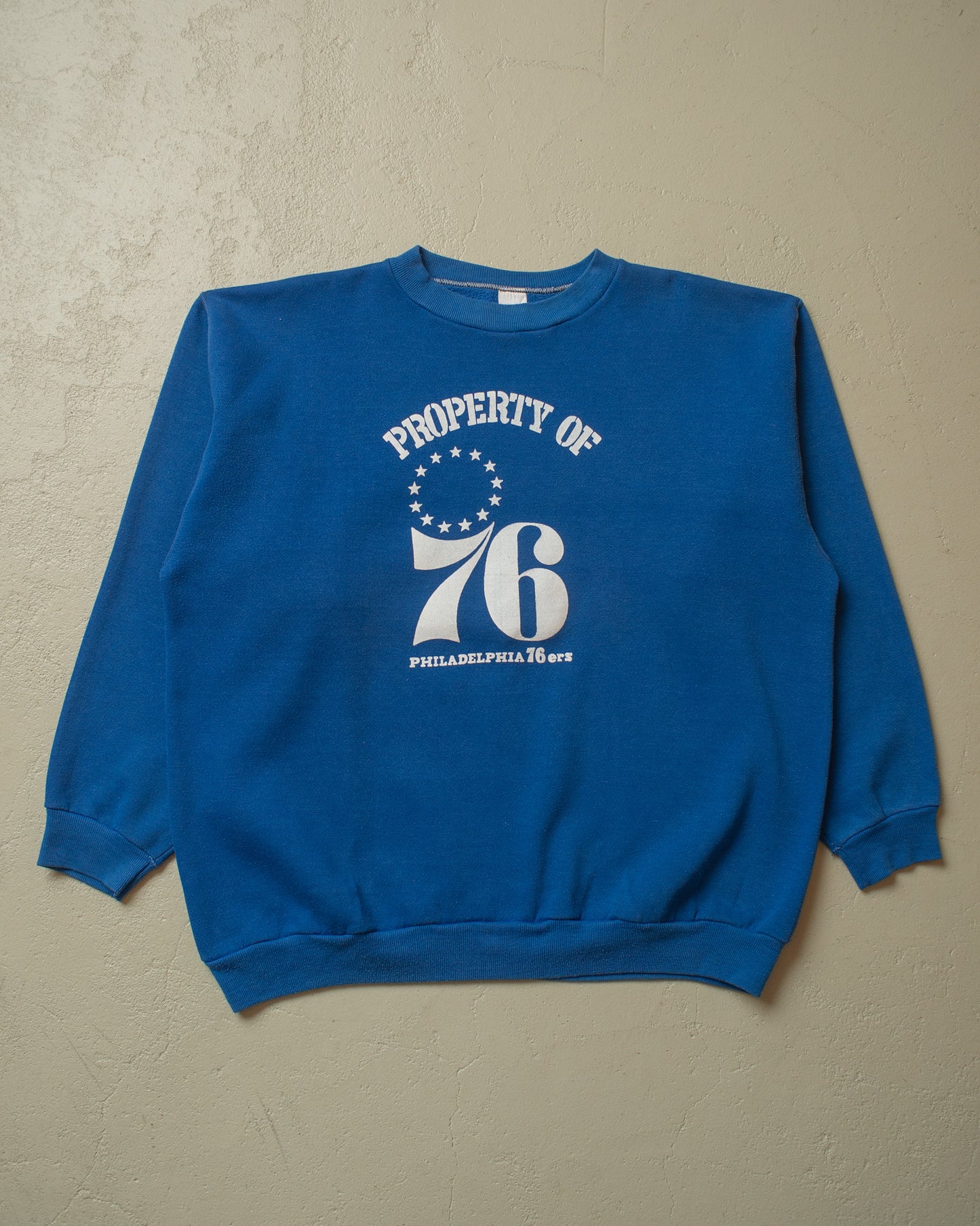 1970s Philadelphia 76ers NBA Sweatshirt blue - L/XL