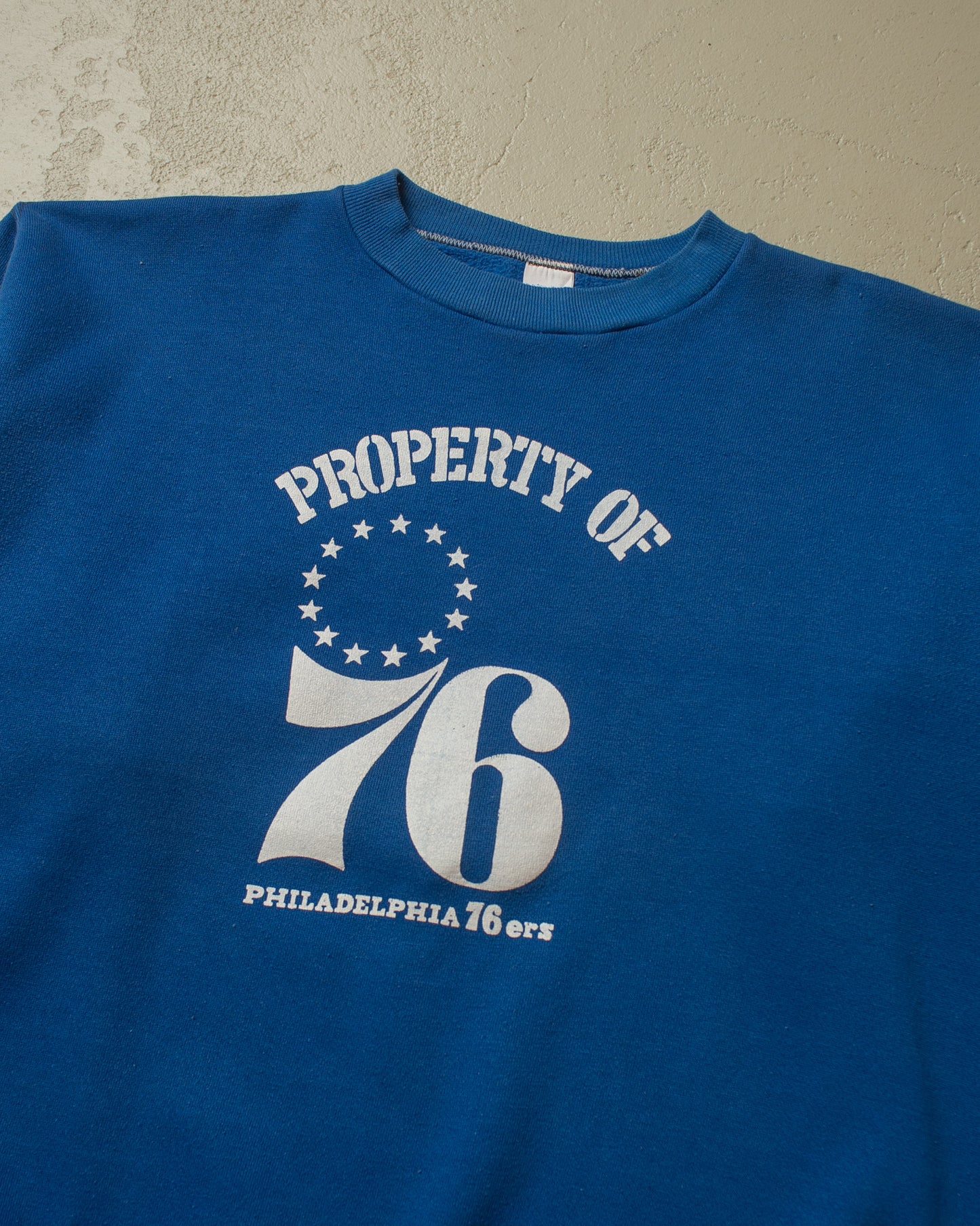 1970s Philadelphia 76ers NBA Sweatshirt blue - L/XL