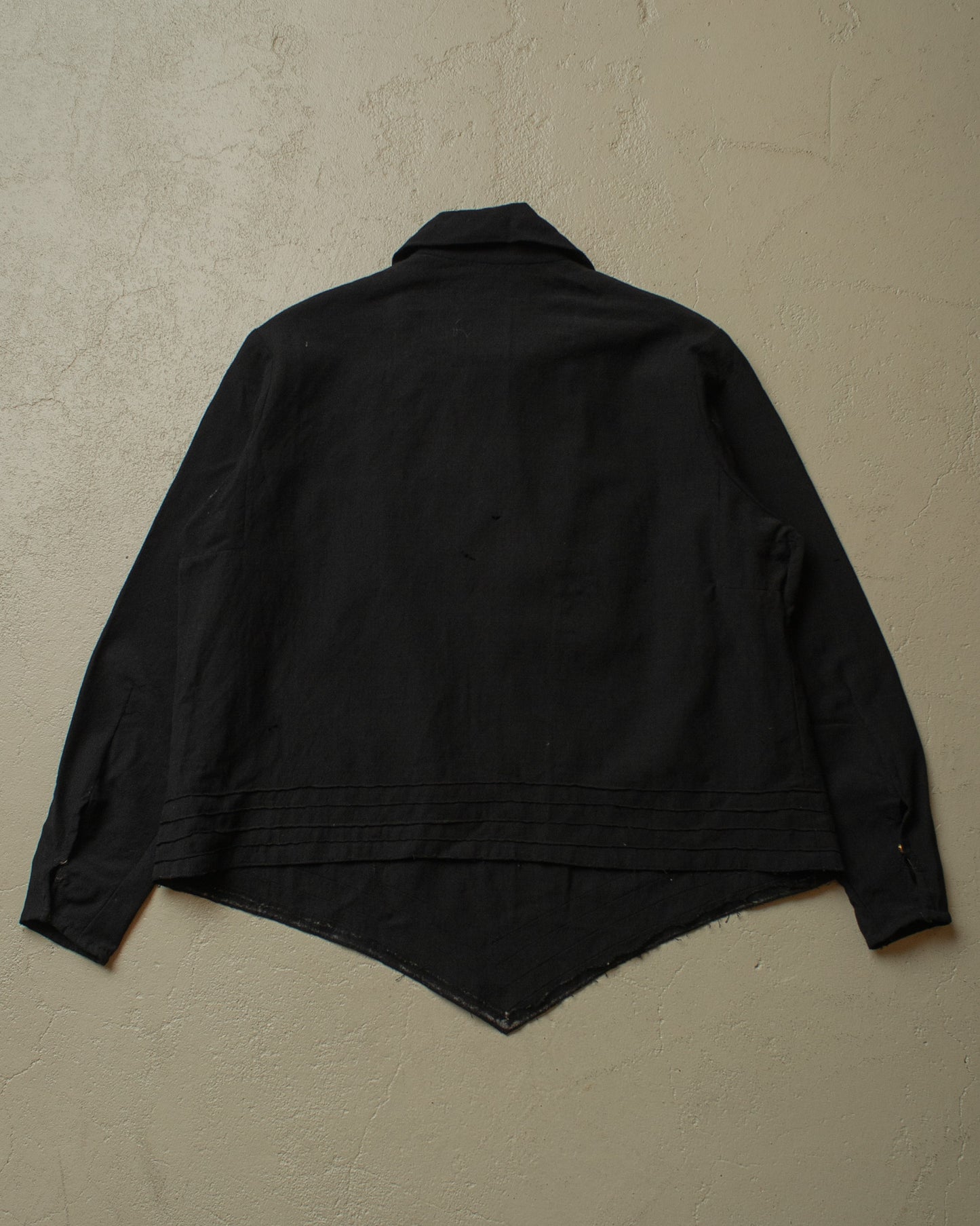 1920s/30s Womens Work Blouse black - S/M