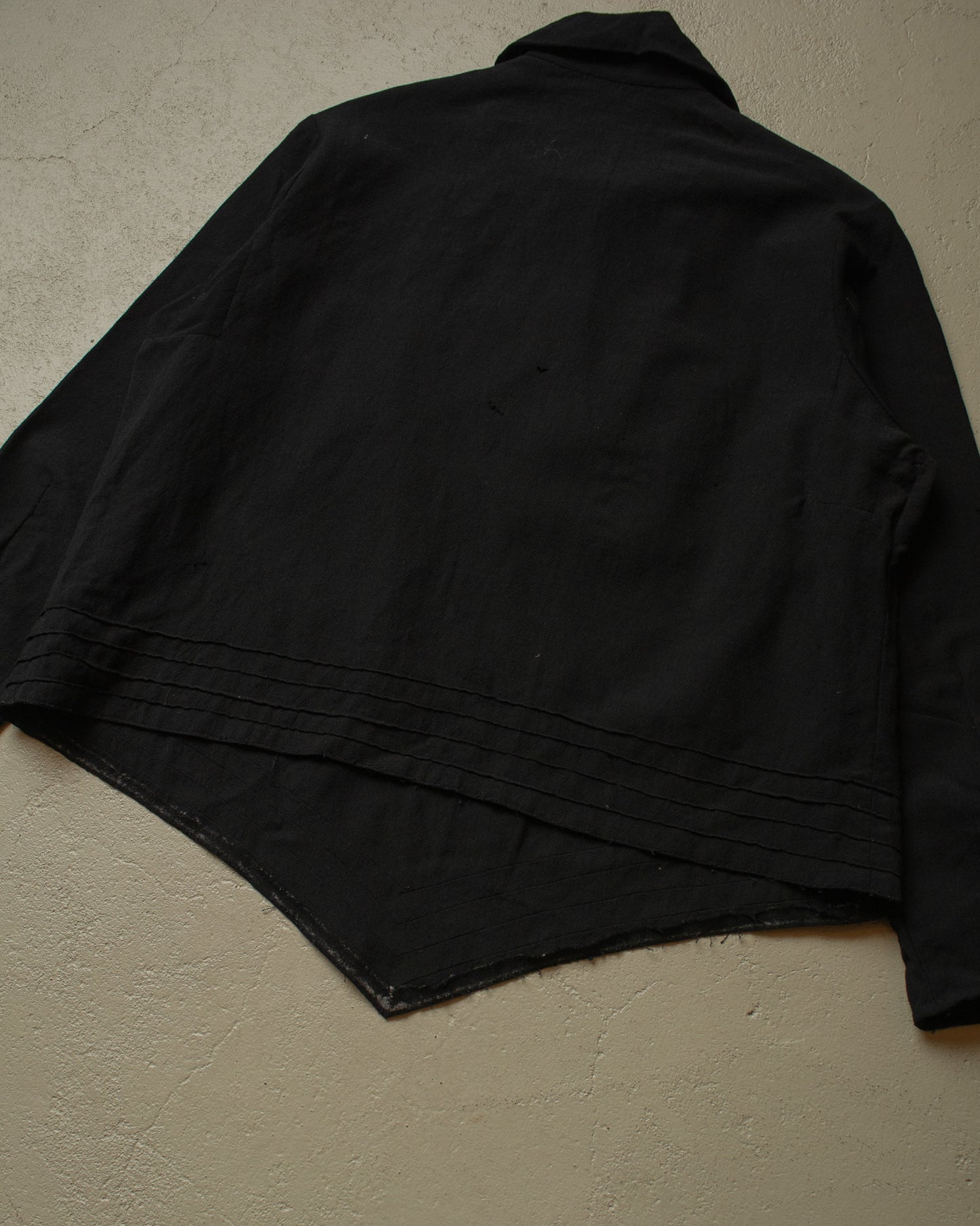 1920s/30s Womens Work Blouse black - S/M